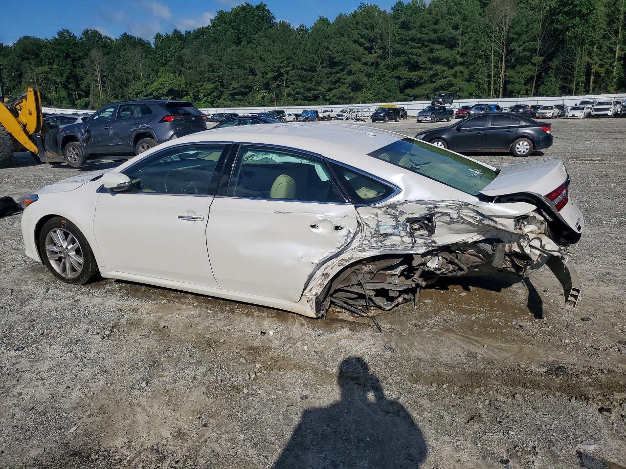 2015 Toyota Avalon Xle White vin: 4T1BK1EB8FU179422