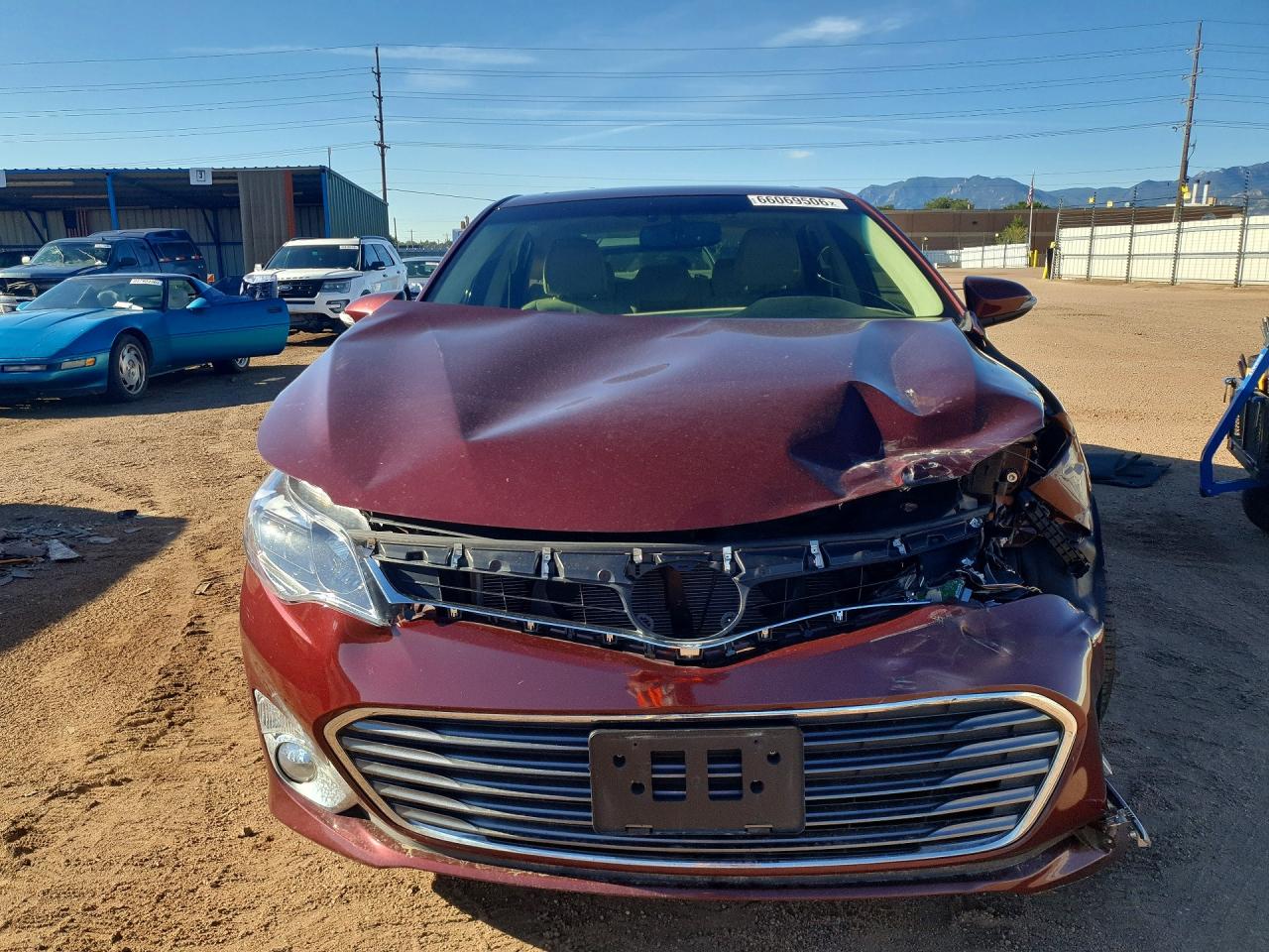 2015 Toyota Avalon Limited Burgundy vin: 4T1BK1EB8FU184667