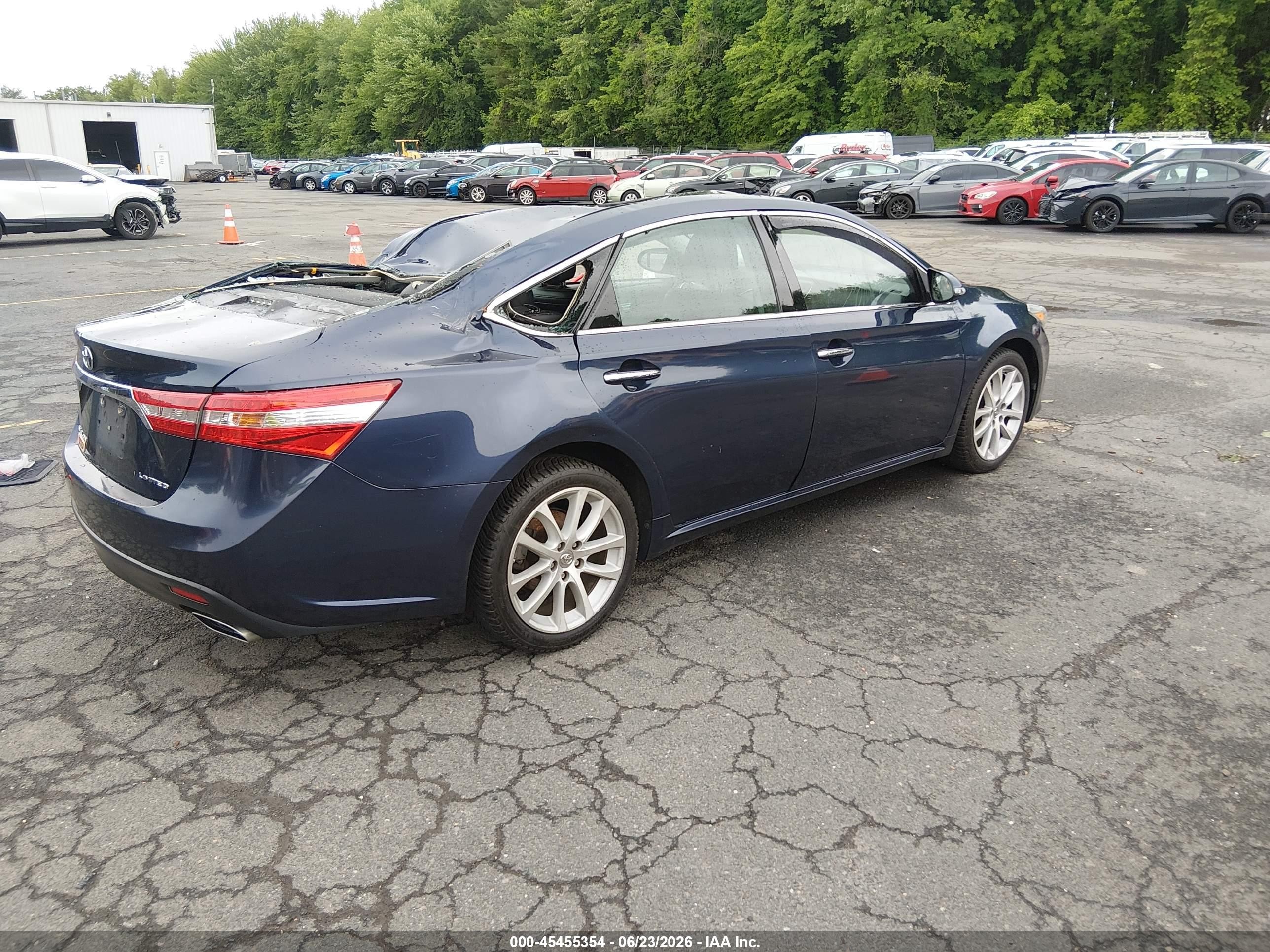 2015 Toyota Avalon Limited Blue vin: 4T1BK1EB8FU186631