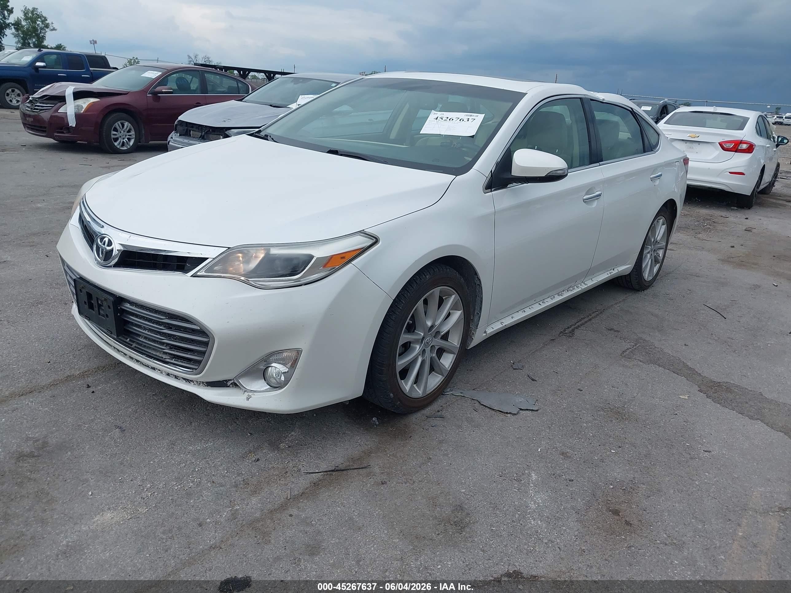 2015 Toyota Avalon Xle Touring White vin: 4T1BK1EB8FU187309