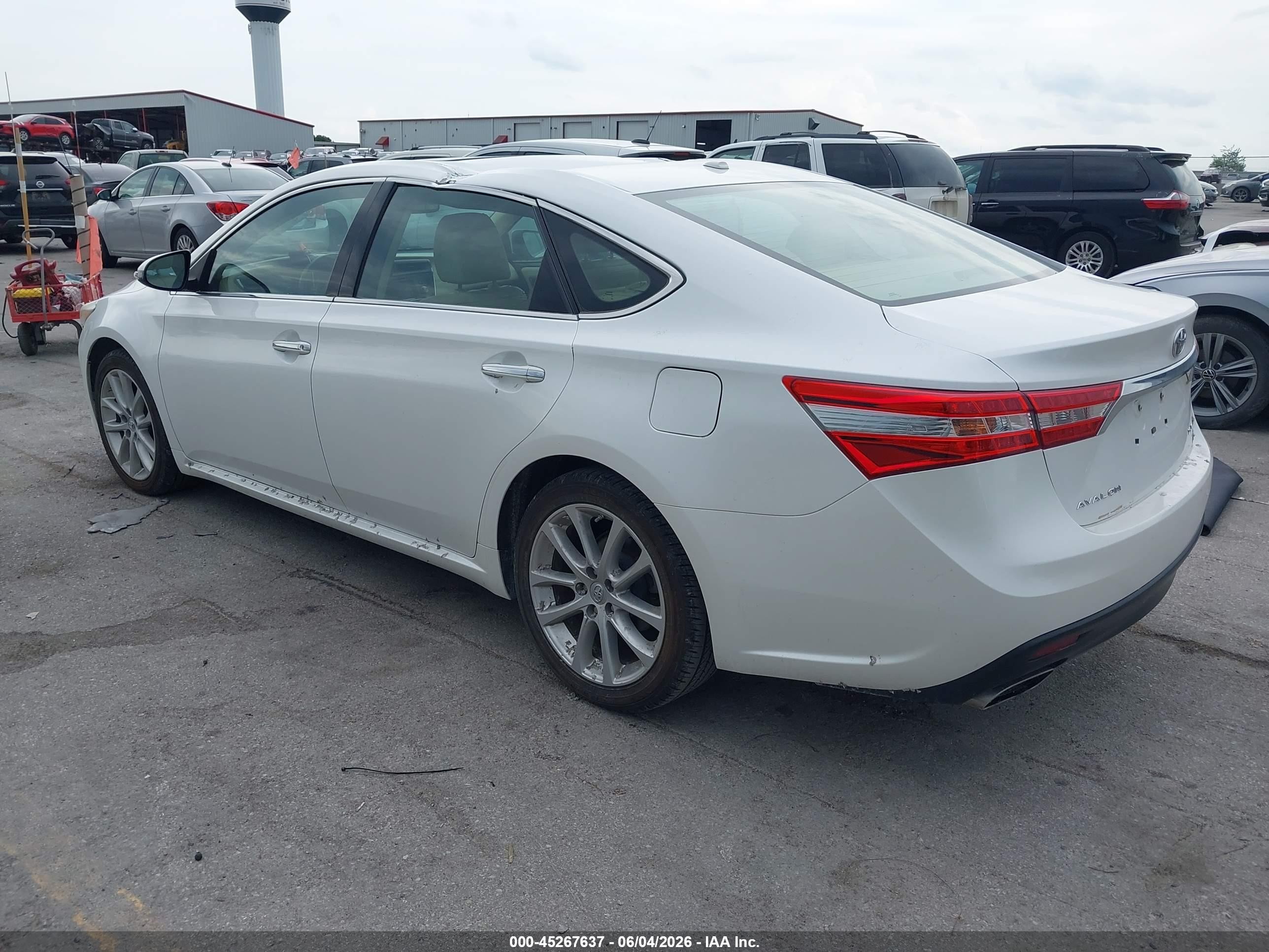 2015 Toyota Avalon Xle Touring White vin: 4T1BK1EB8FU187309