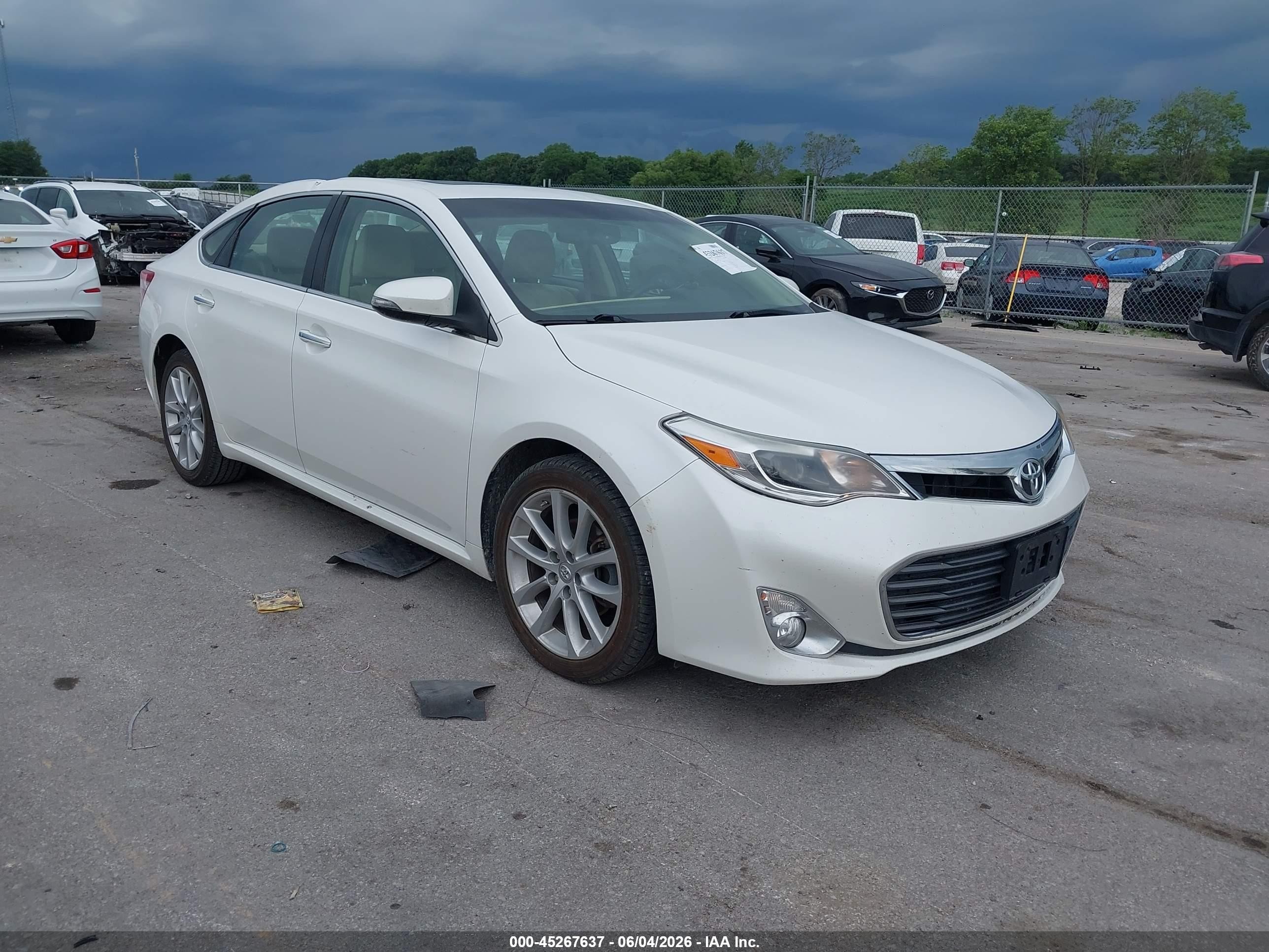 2015 Toyota Avalon Xle Touring White vin: 4T1BK1EB8FU187309