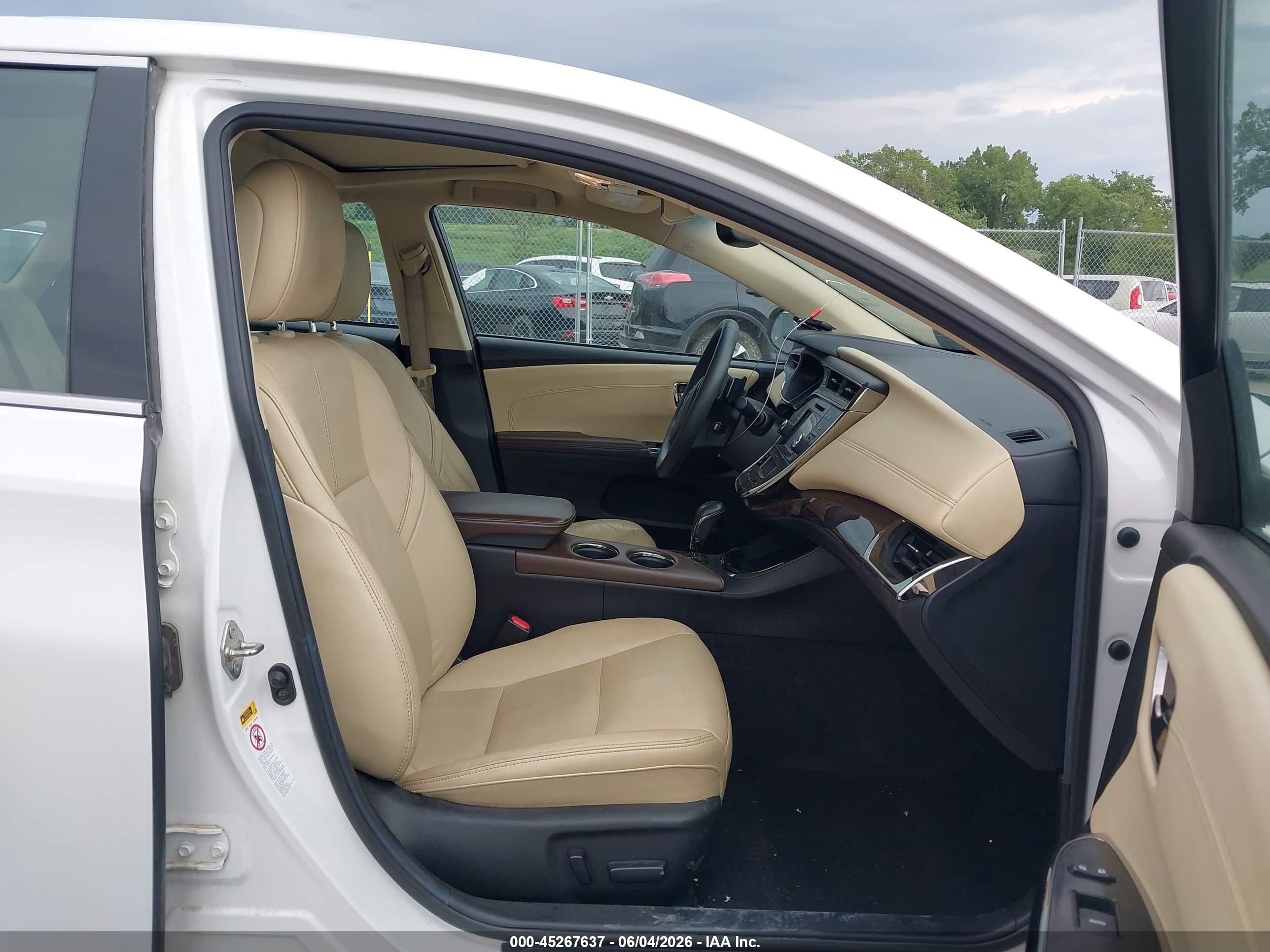2015 Toyota Avalon Xle Touring White vin: 4T1BK1EB8FU187309