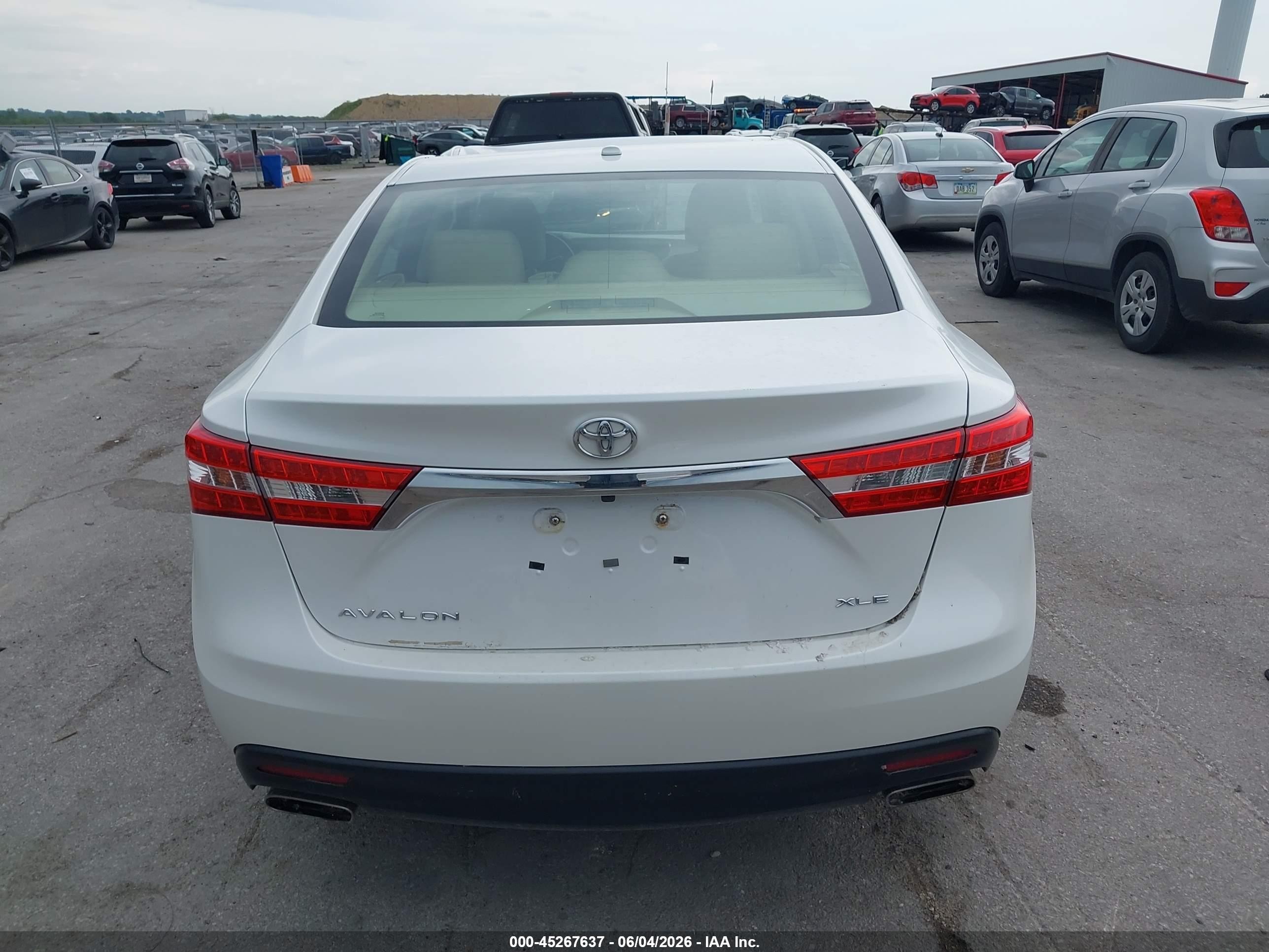 2015 Toyota Avalon Xle Touring White vin: 4T1BK1EB8FU187309