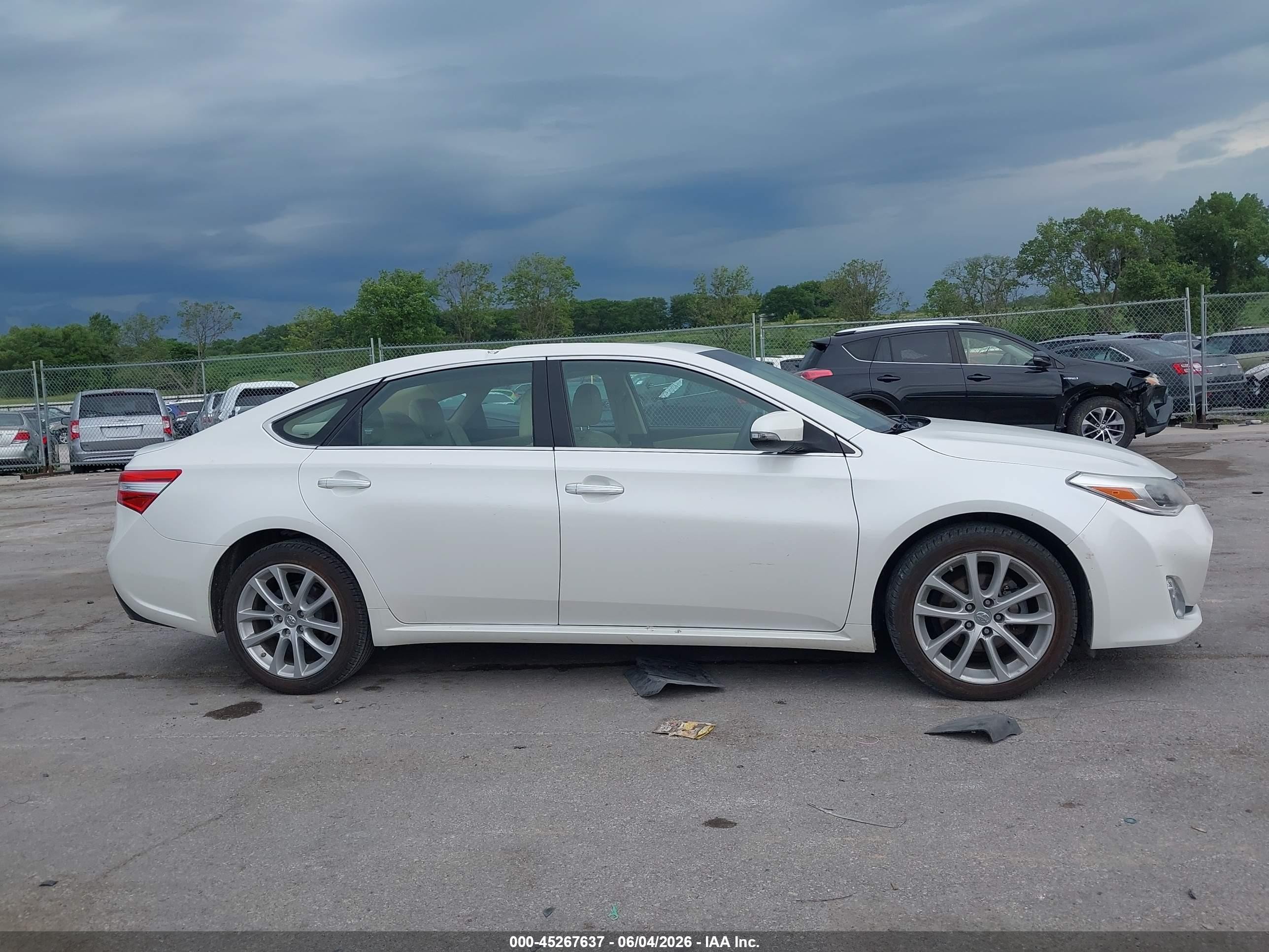 2015 Toyota Avalon Xle Touring White vin: 4T1BK1EB8FU187309