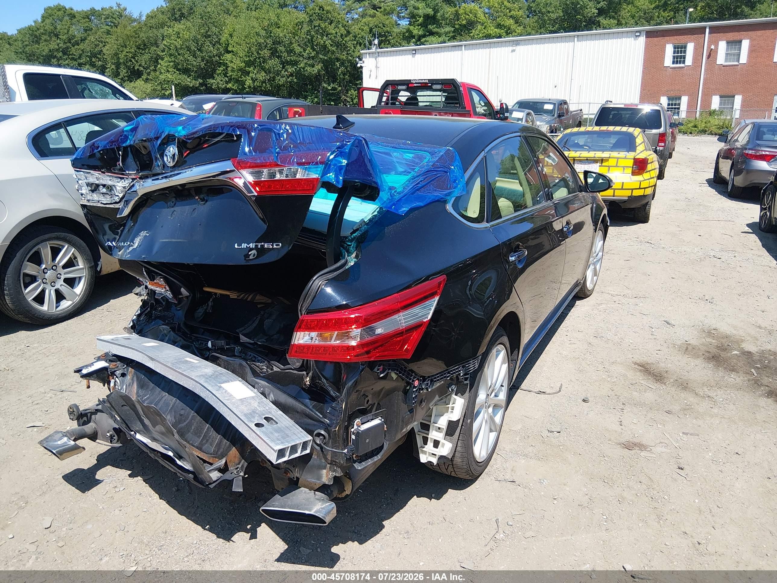 2013 Toyota Avalon Limited Черный vin: 4T1BK1EB9DU015447