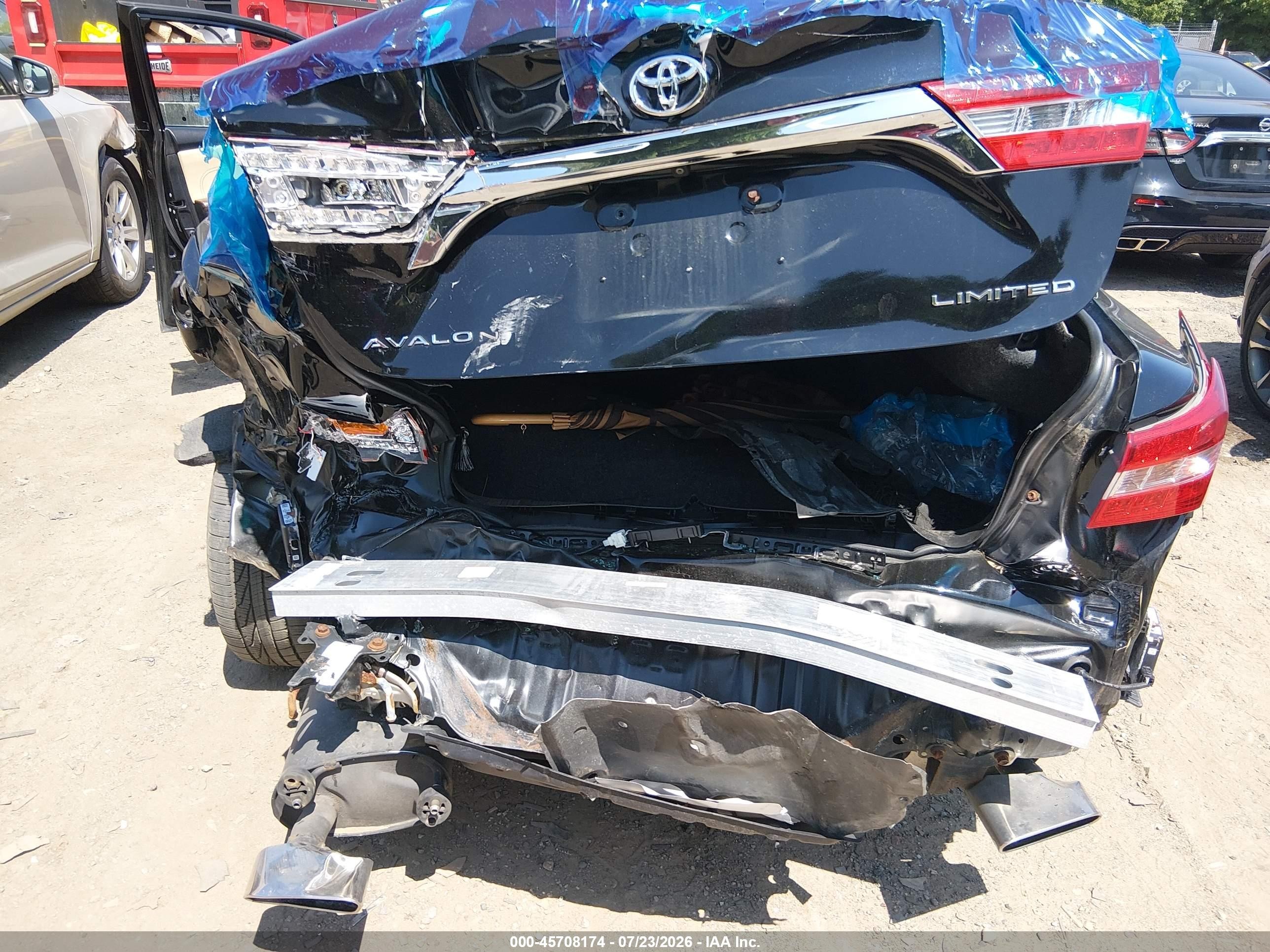 2013 Toyota Avalon Limited Черный vin: 4T1BK1EB9DU015447