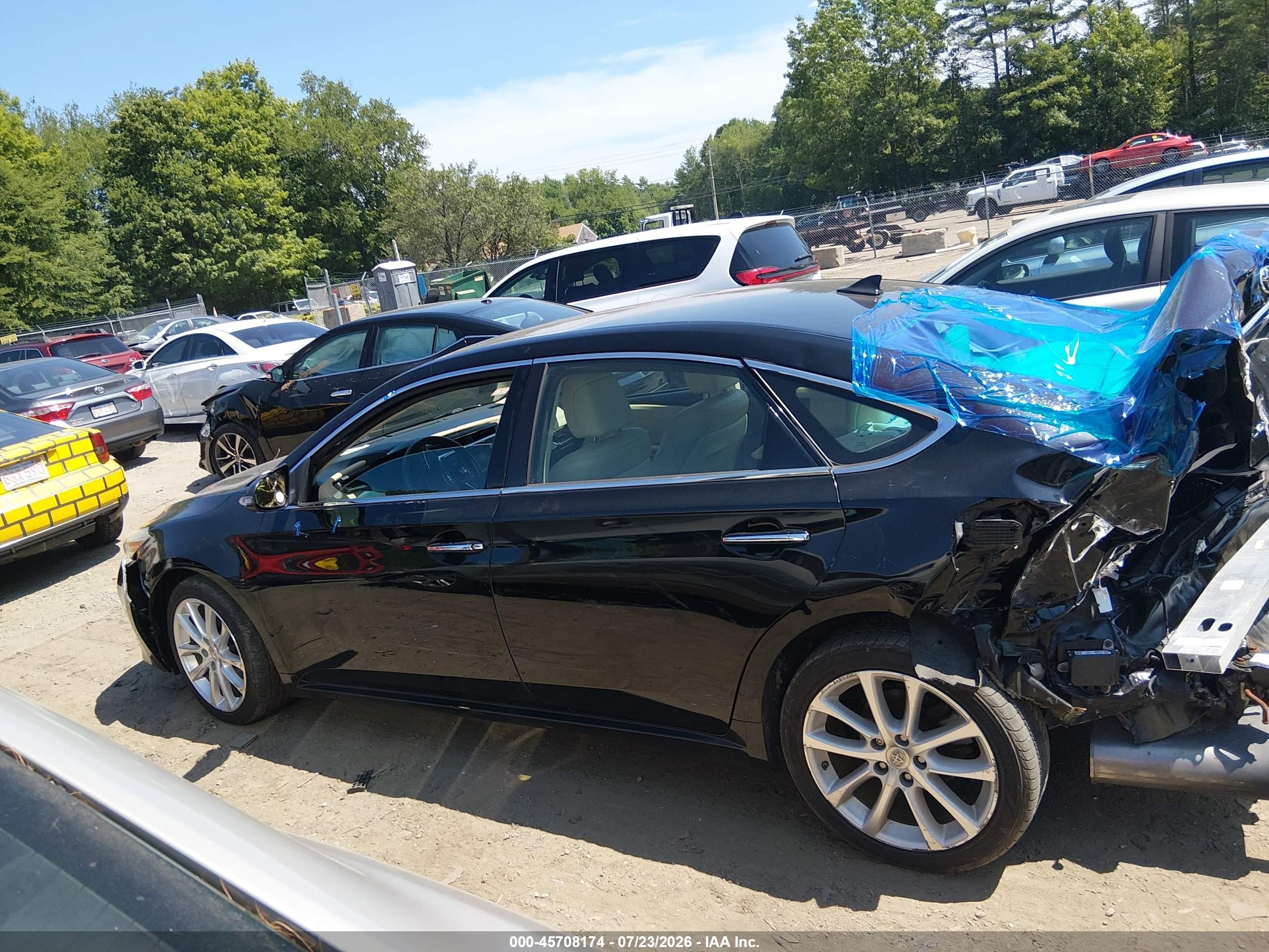 2013 Toyota Avalon Limited Черный vin: 4T1BK1EB9DU015447