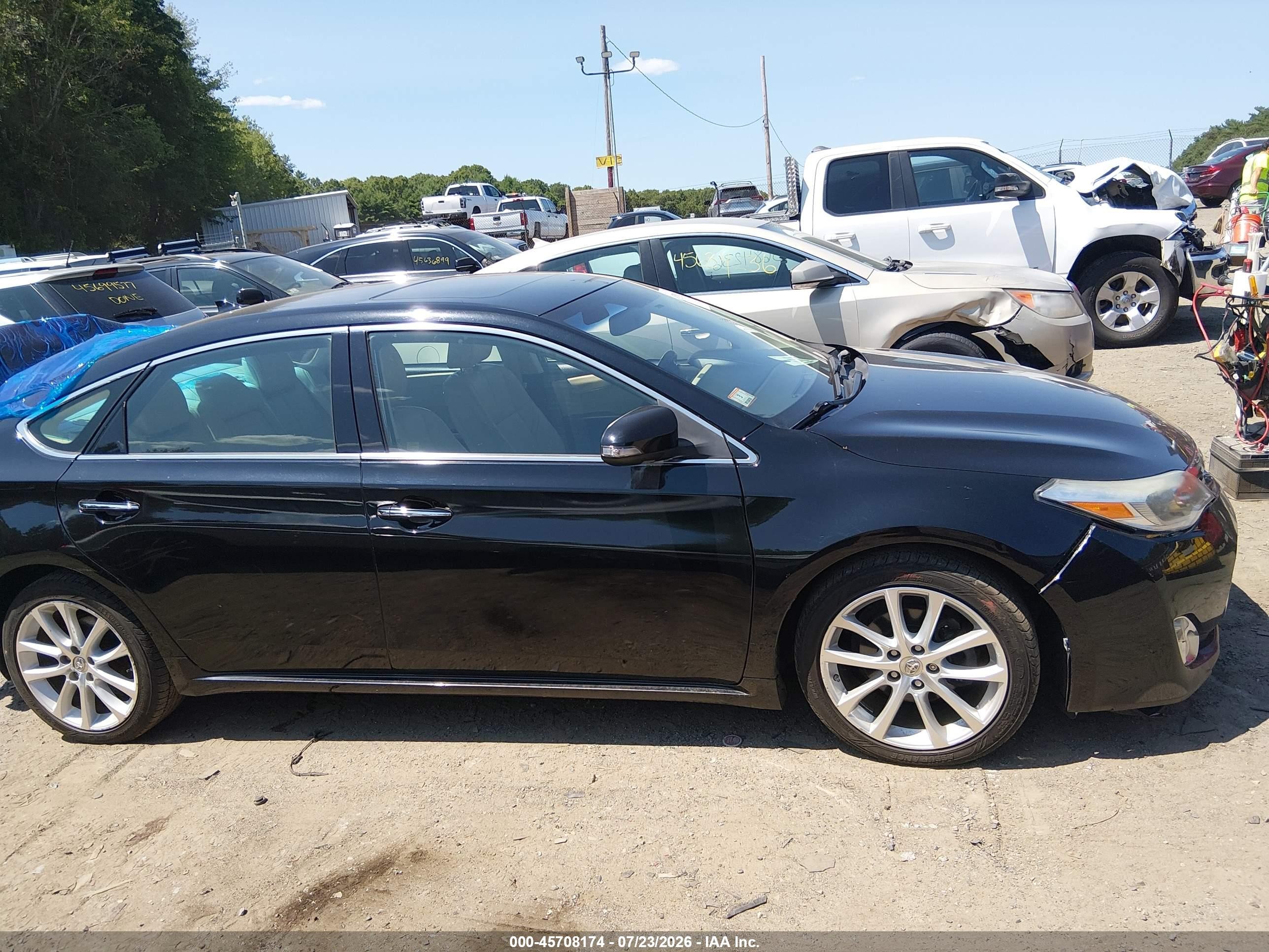 2013 Toyota Avalon Limited Черный vin: 4T1BK1EB9DU015447