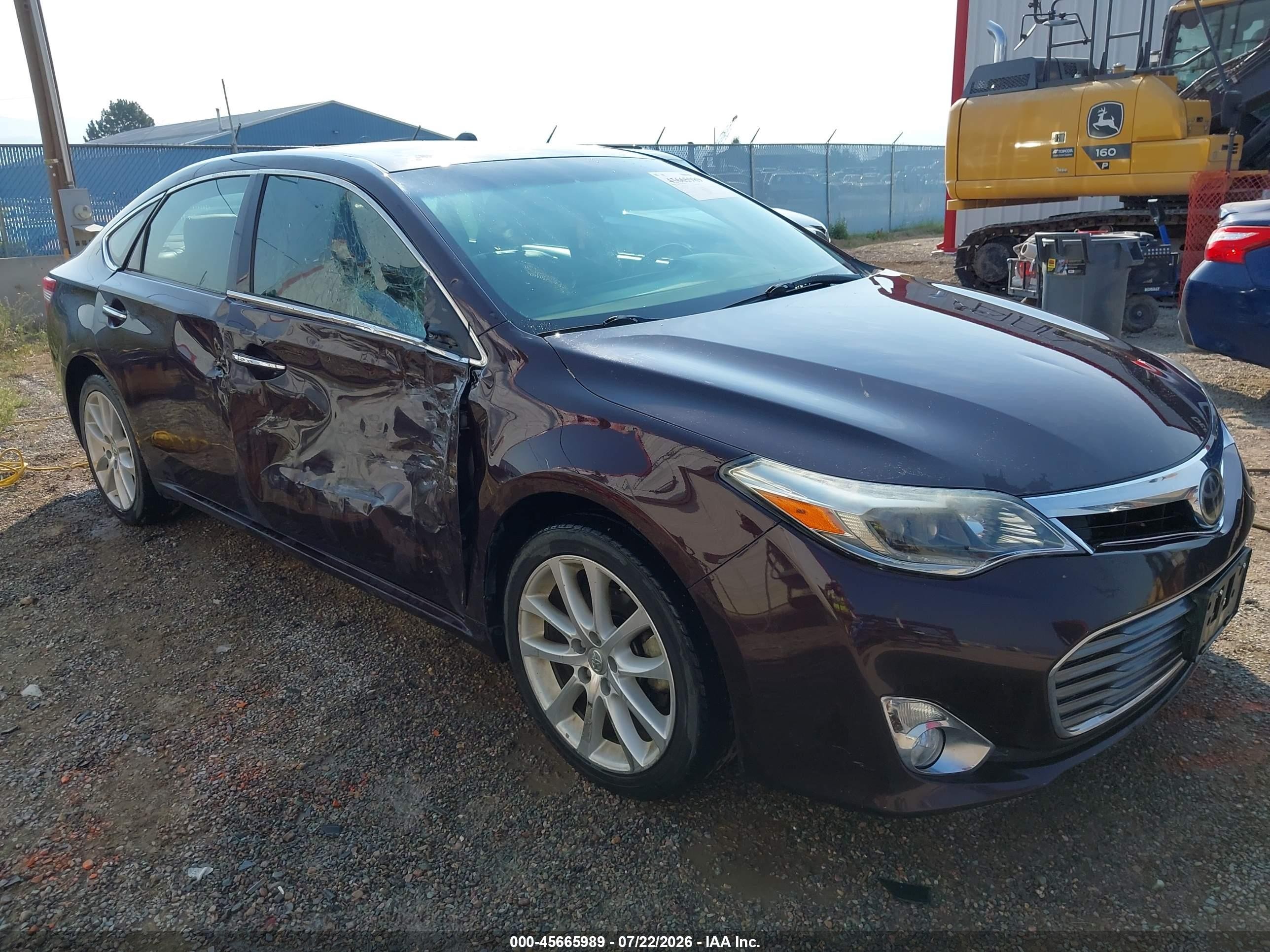 2013 Toyota Avalon Limited Burgundy vin: 4T1BK1EB9DU024861