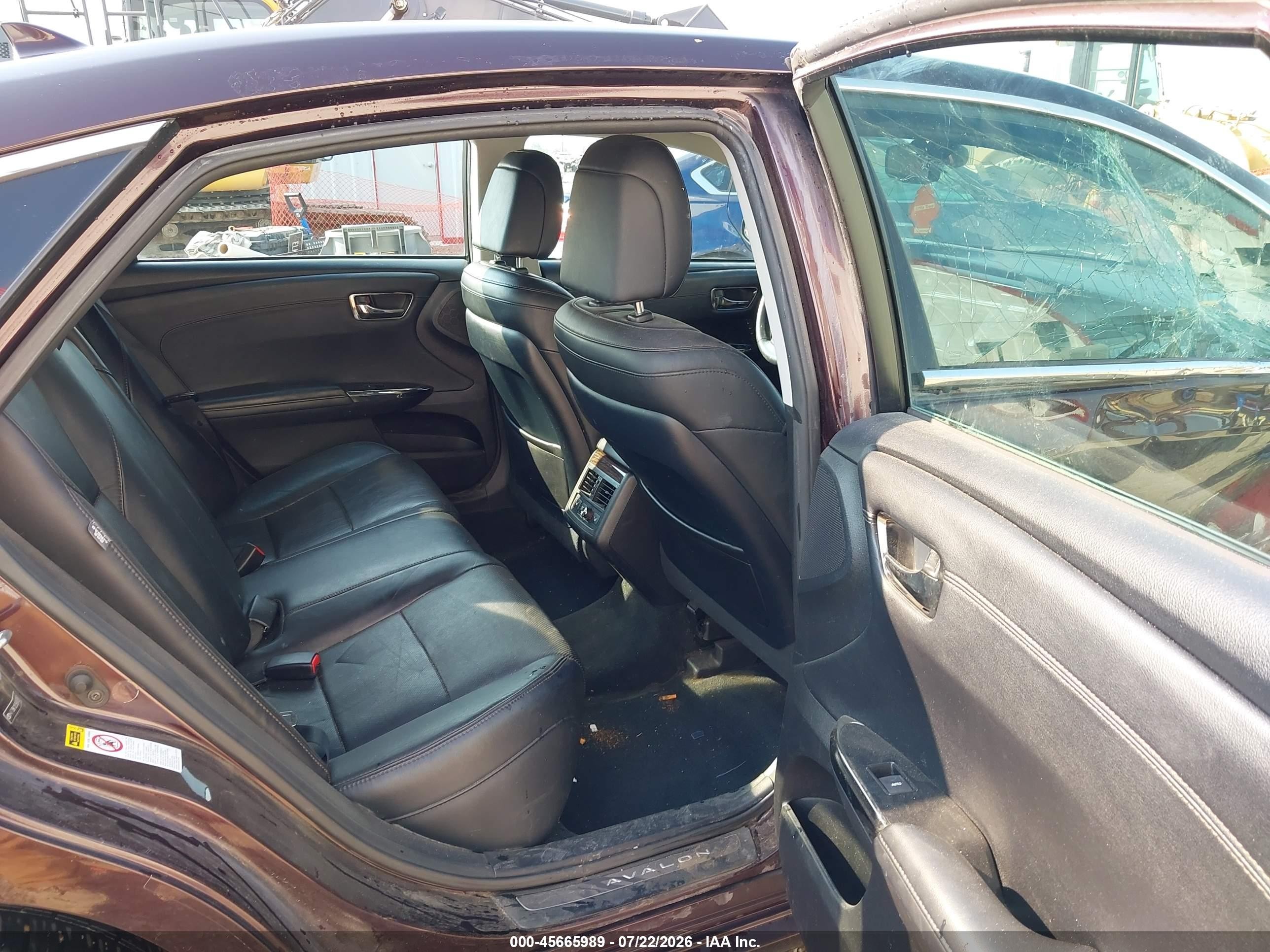 2013 Toyota Avalon Limited Burgundy vin: 4T1BK1EB9DU024861