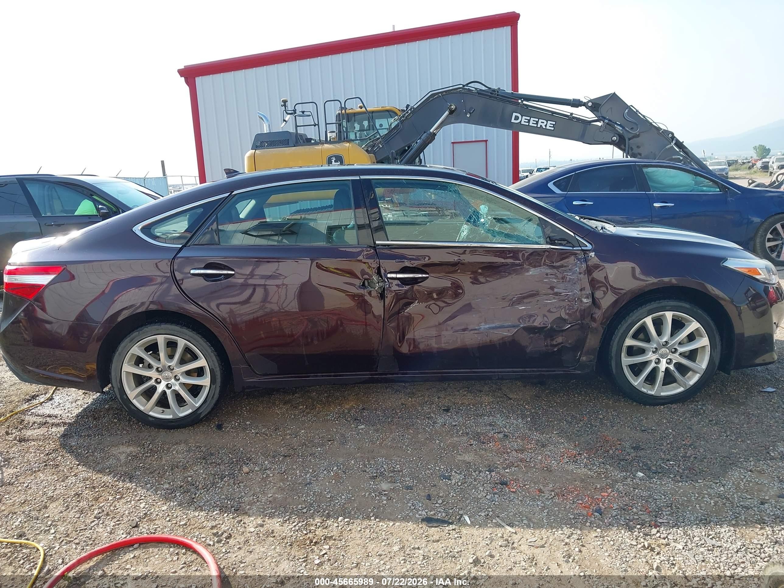 2013 Toyota Avalon Limited Burgundy vin: 4T1BK1EB9DU024861