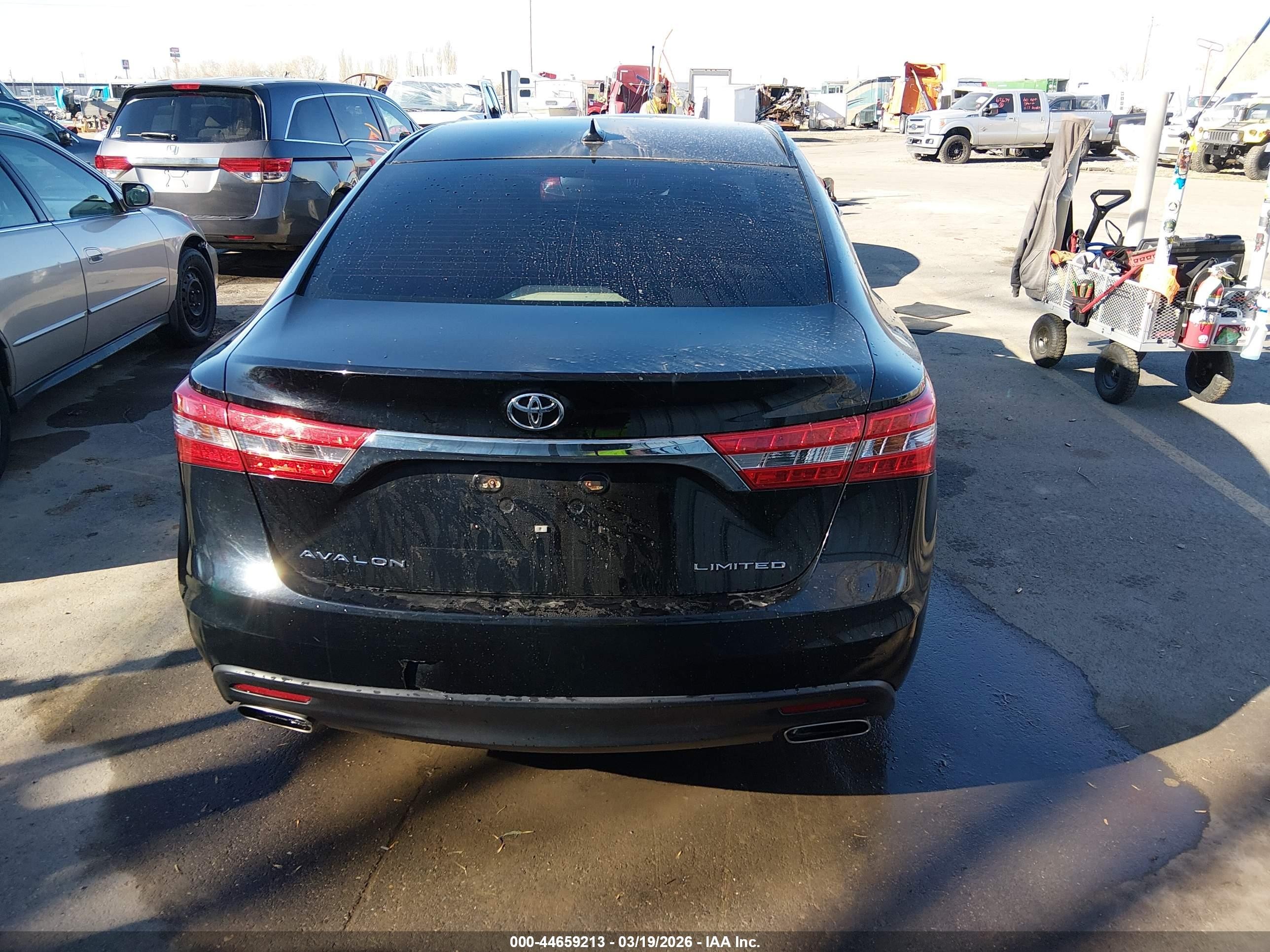 2013 Toyota Avalon Limited Black vin: 4T1BK1EB9DU029672