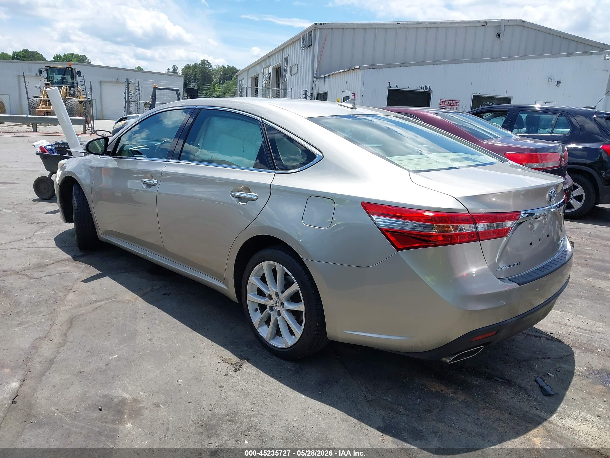 2013 Toyota Avalon Limited Gold vin: 4T1BK1EB9DU030238