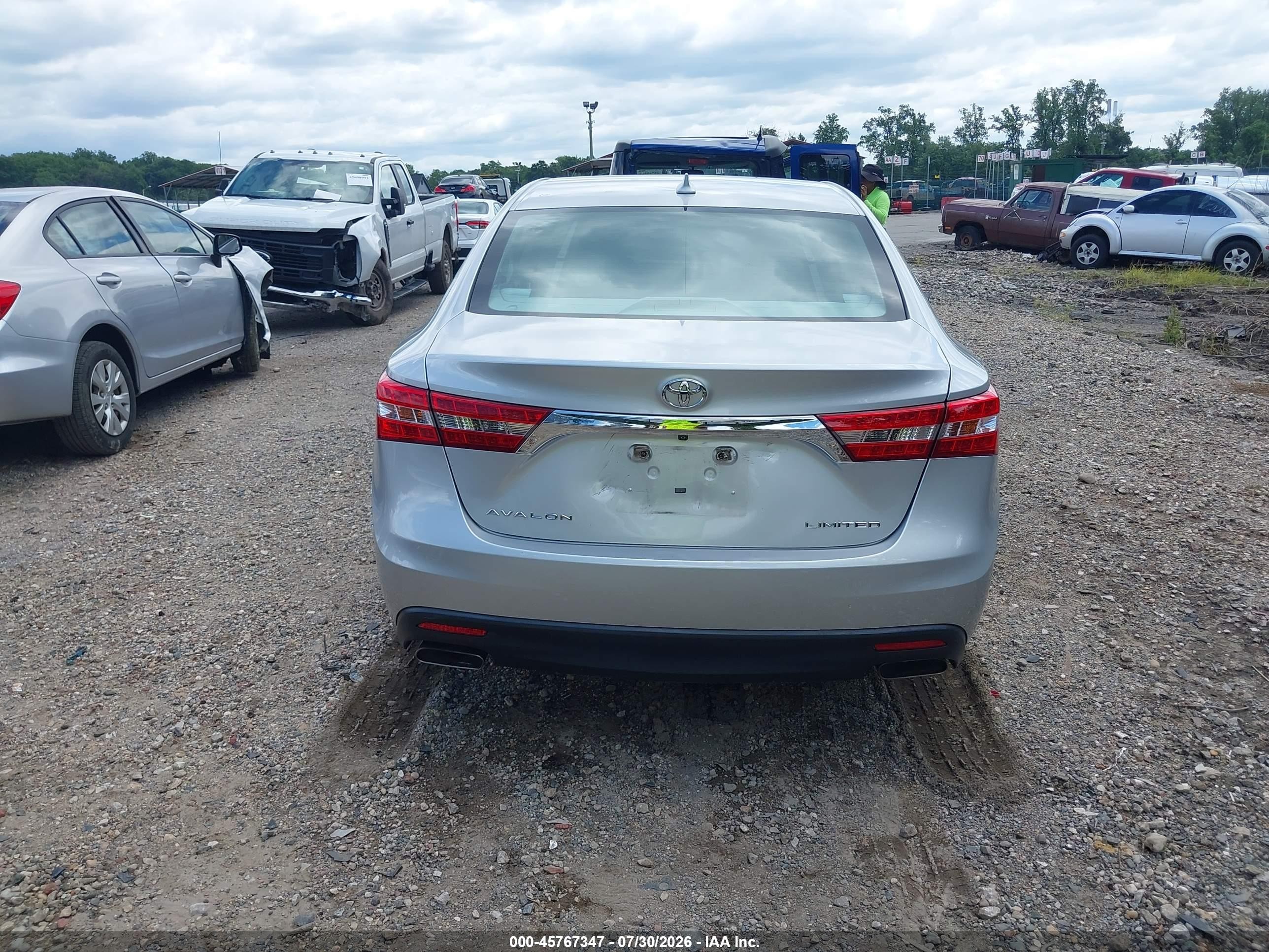 2013 Toyota Avalon Limited Серебряный vin: 4T1BK1EB9DU044379
