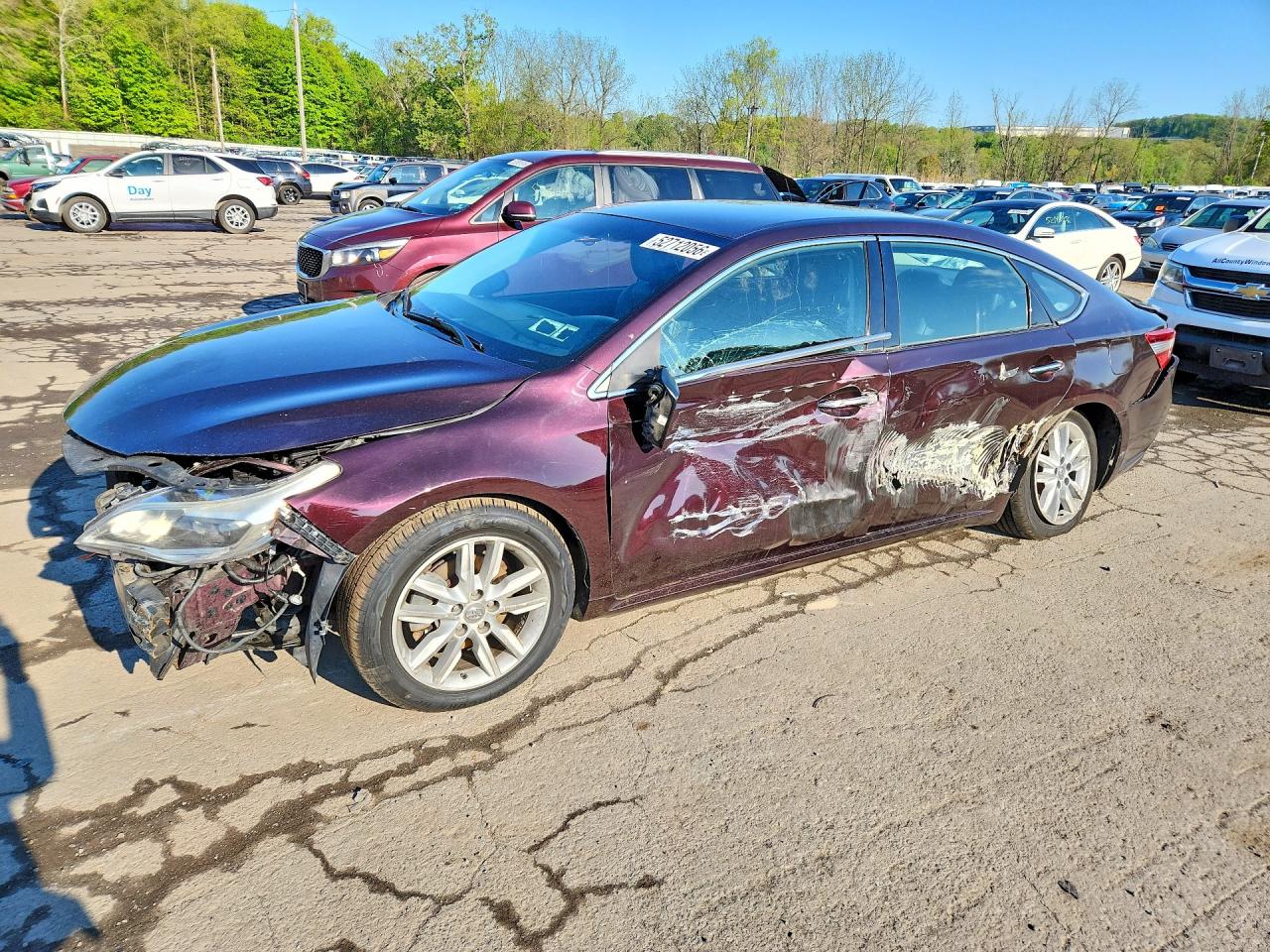 2013 Toyota Avalon Purple vin: 4T1BK1EB9DU046701