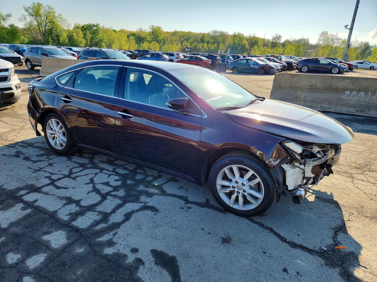 2013 Toyota Avalon Purple vin: 4T1BK1EB9DU046701