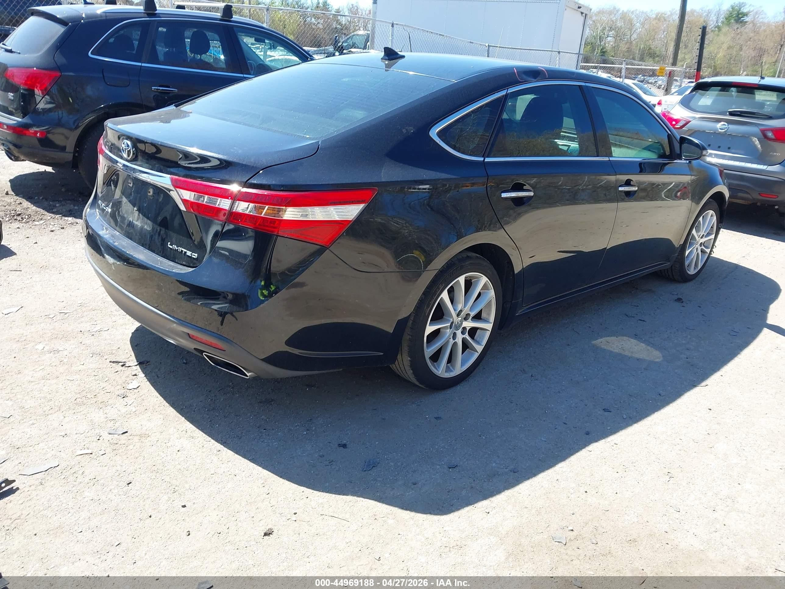 2013 Toyota Avalon Limited Черный vin: 4T1BK1EB9DU051915