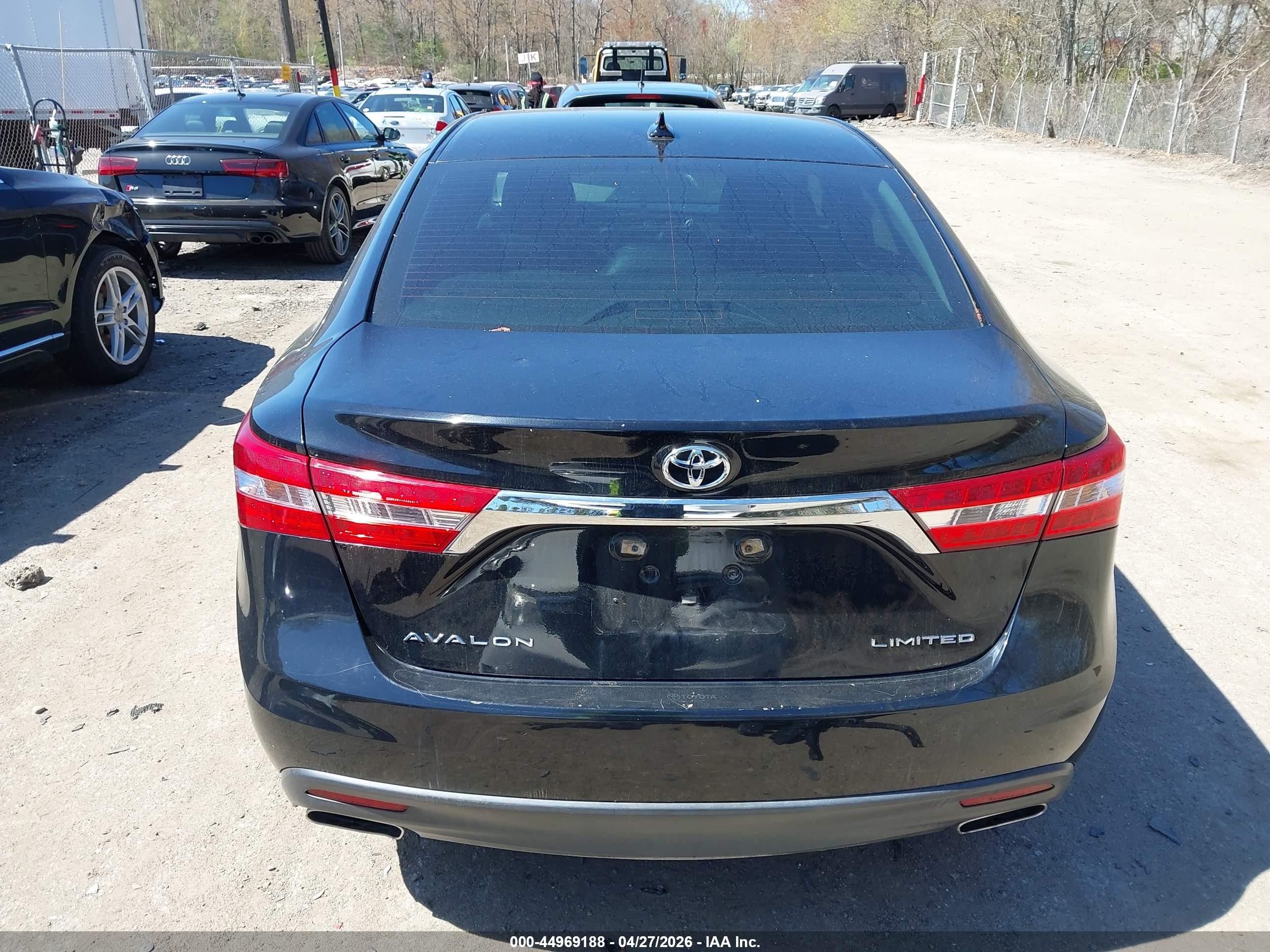 2013 Toyota Avalon Limited Черный vin: 4T1BK1EB9DU051915