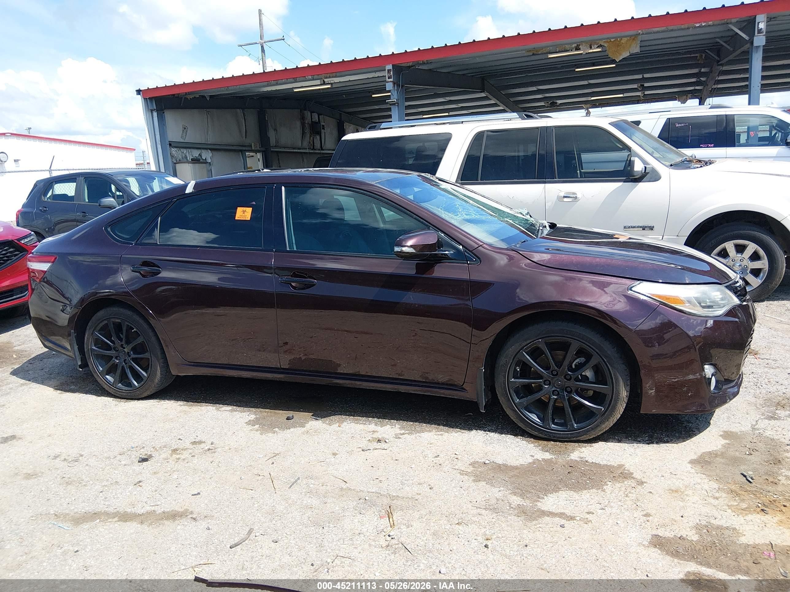 2013 Toyota Avalon Xle Touring Maroon vin: 4T1BK1EB9DU052787