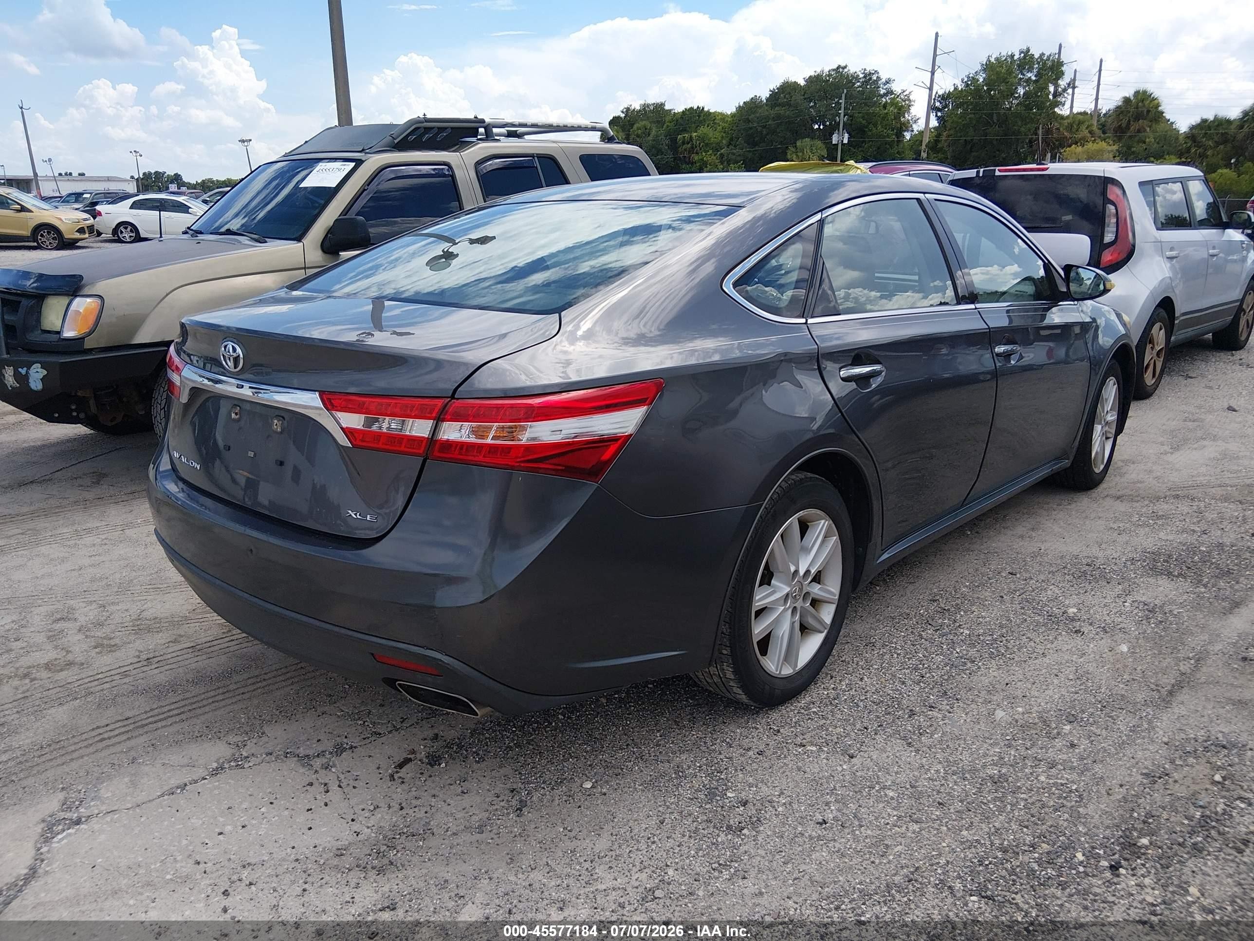 2013 Toyota Avalon Xle Gray vin: 4T1BK1EB9DU055849