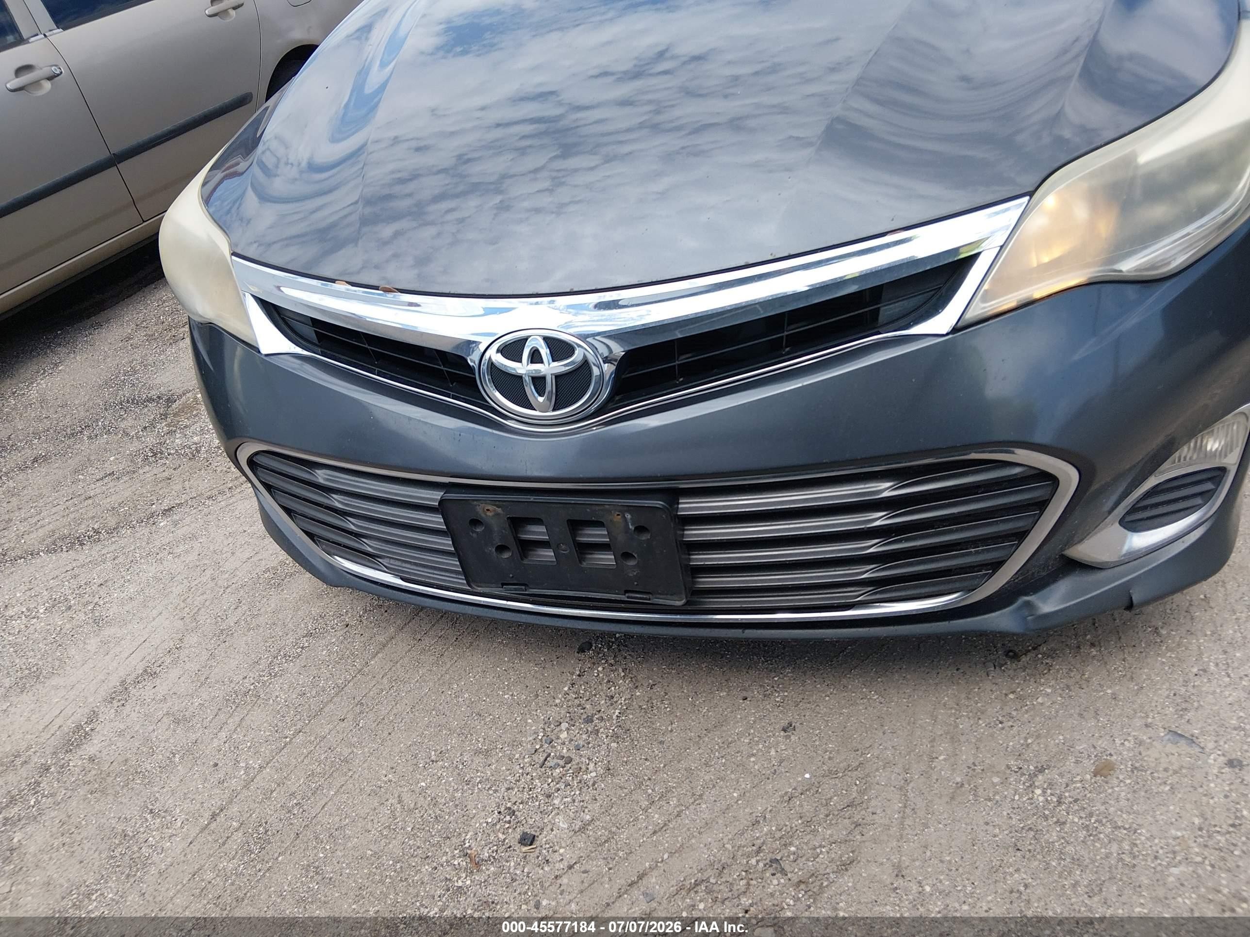 2013 Toyota Avalon Xle Gray vin: 4T1BK1EB9DU055849