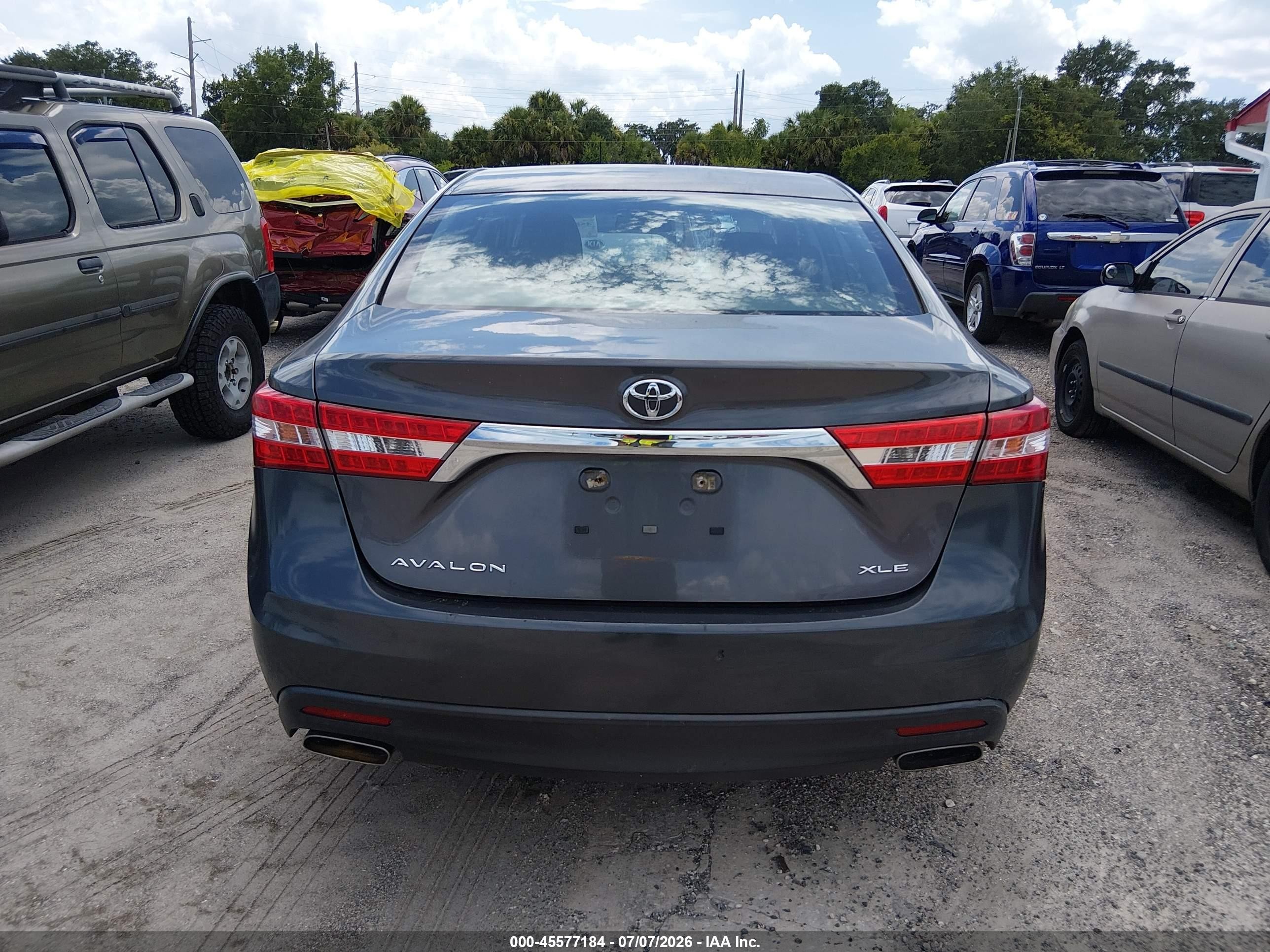 2013 Toyota Avalon Xle Gray vin: 4T1BK1EB9DU055849