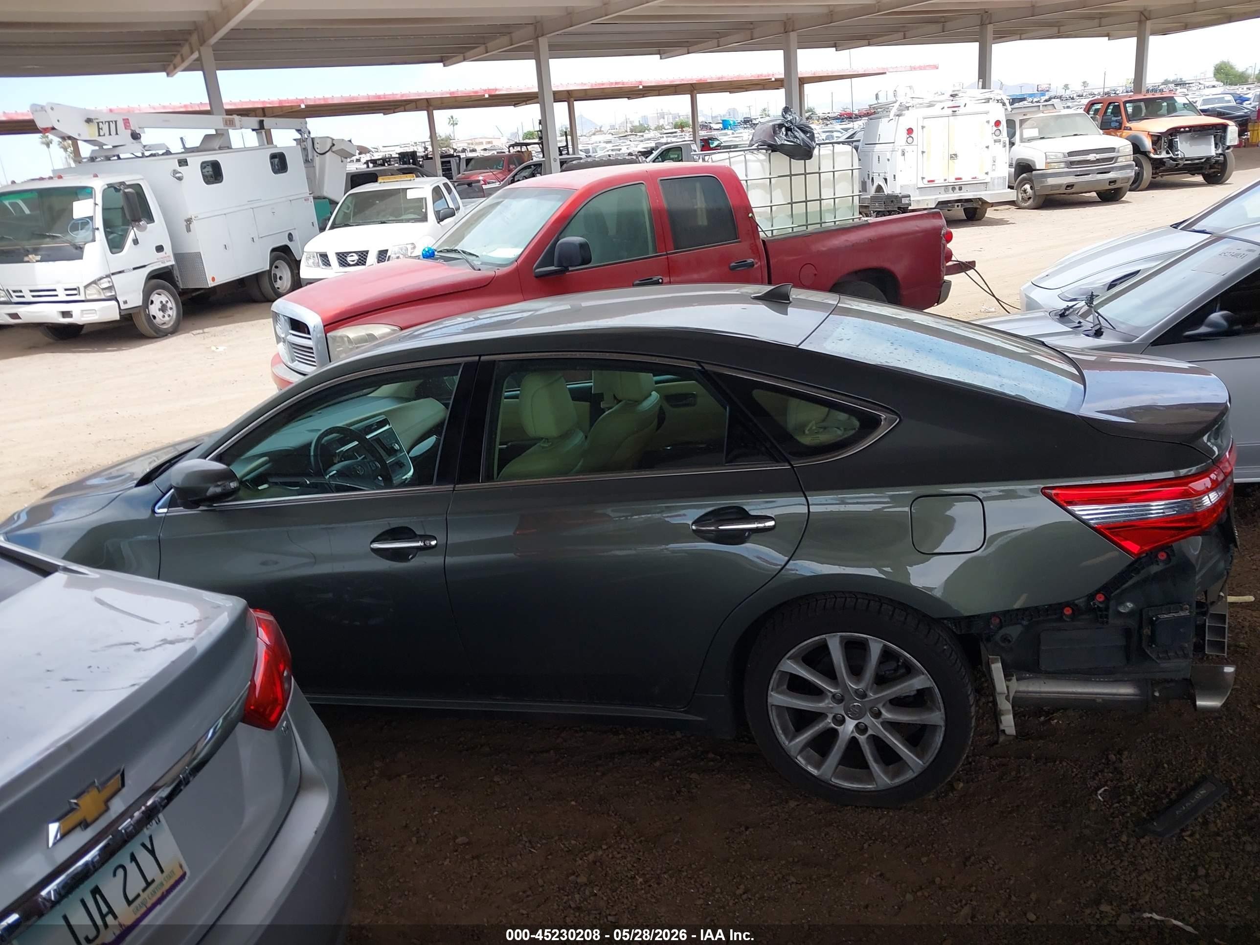 2013 Toyota Avalon Limited Green vin: 4T1BK1EB9DU056953