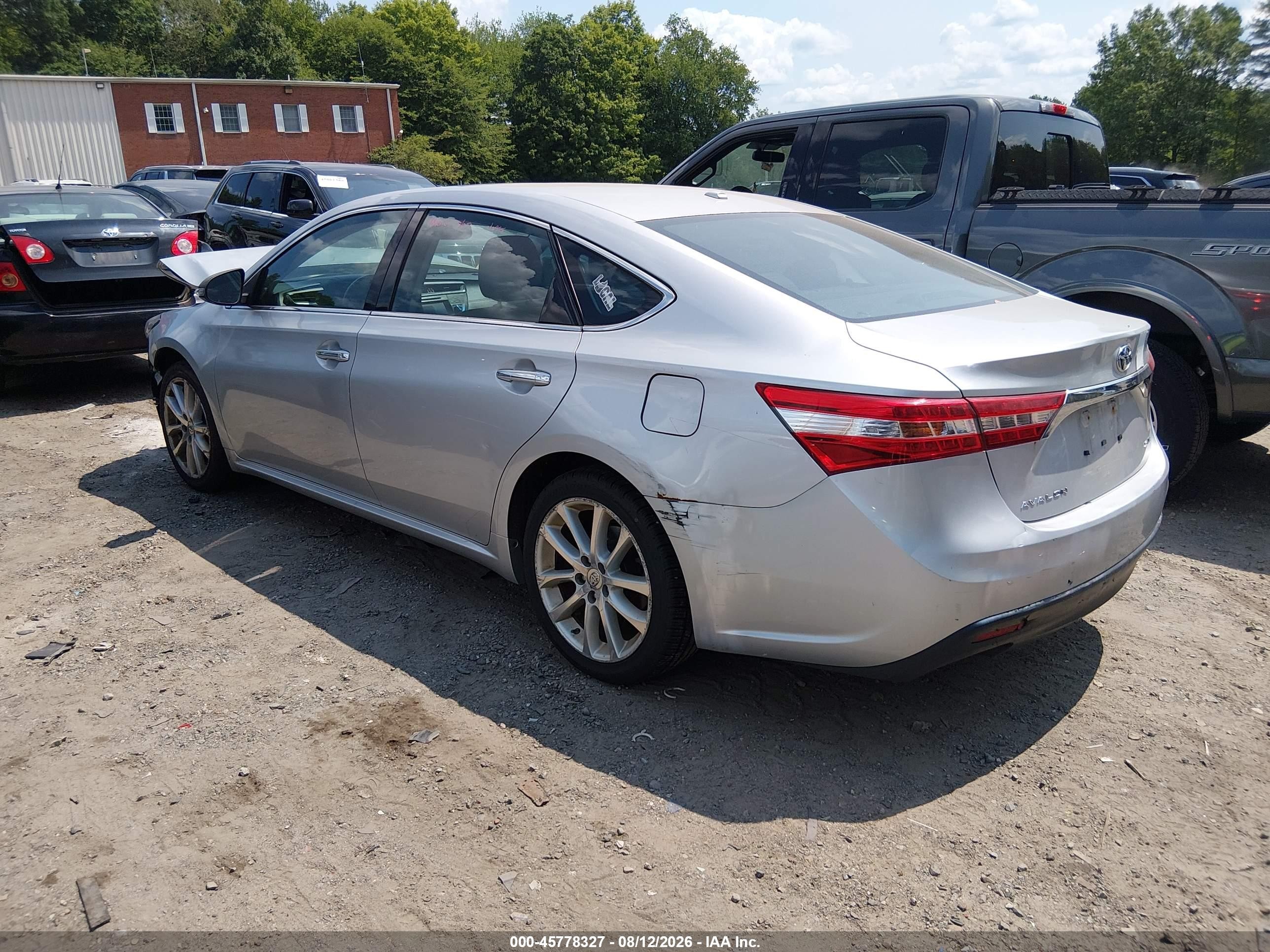2013 Toyota Avalon Xle Touring Silver vin: 4T1BK1EB9DU059545