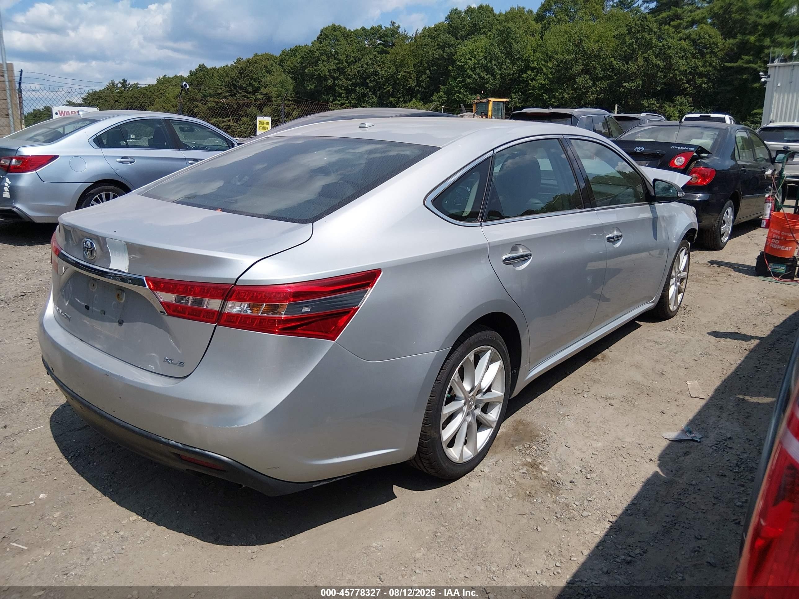 2013 Toyota Avalon Xle Touring Silver vin: 4T1BK1EB9DU059545