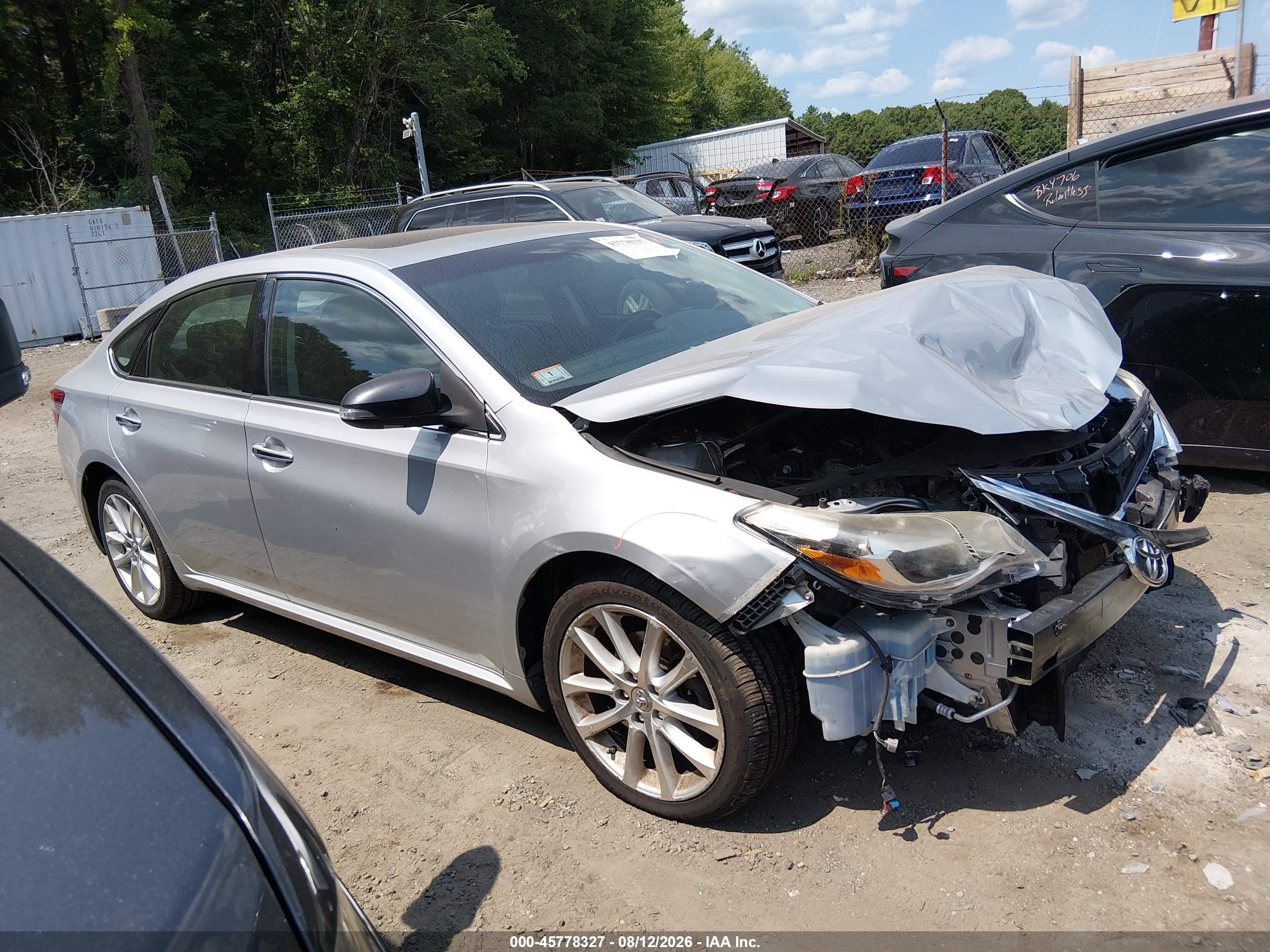 2013 Toyota Avalon Xle Touring Silver vin: 4T1BK1EB9DU059545