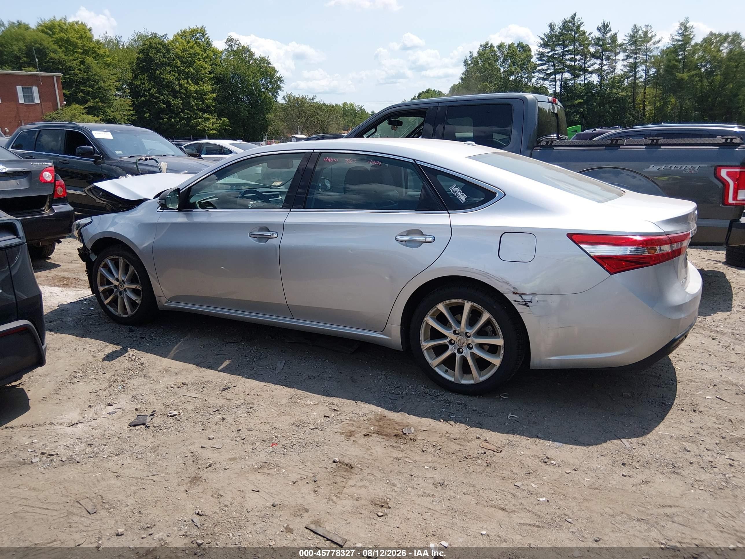 2013 Toyota Avalon Xle Touring Silver vin: 4T1BK1EB9DU059545