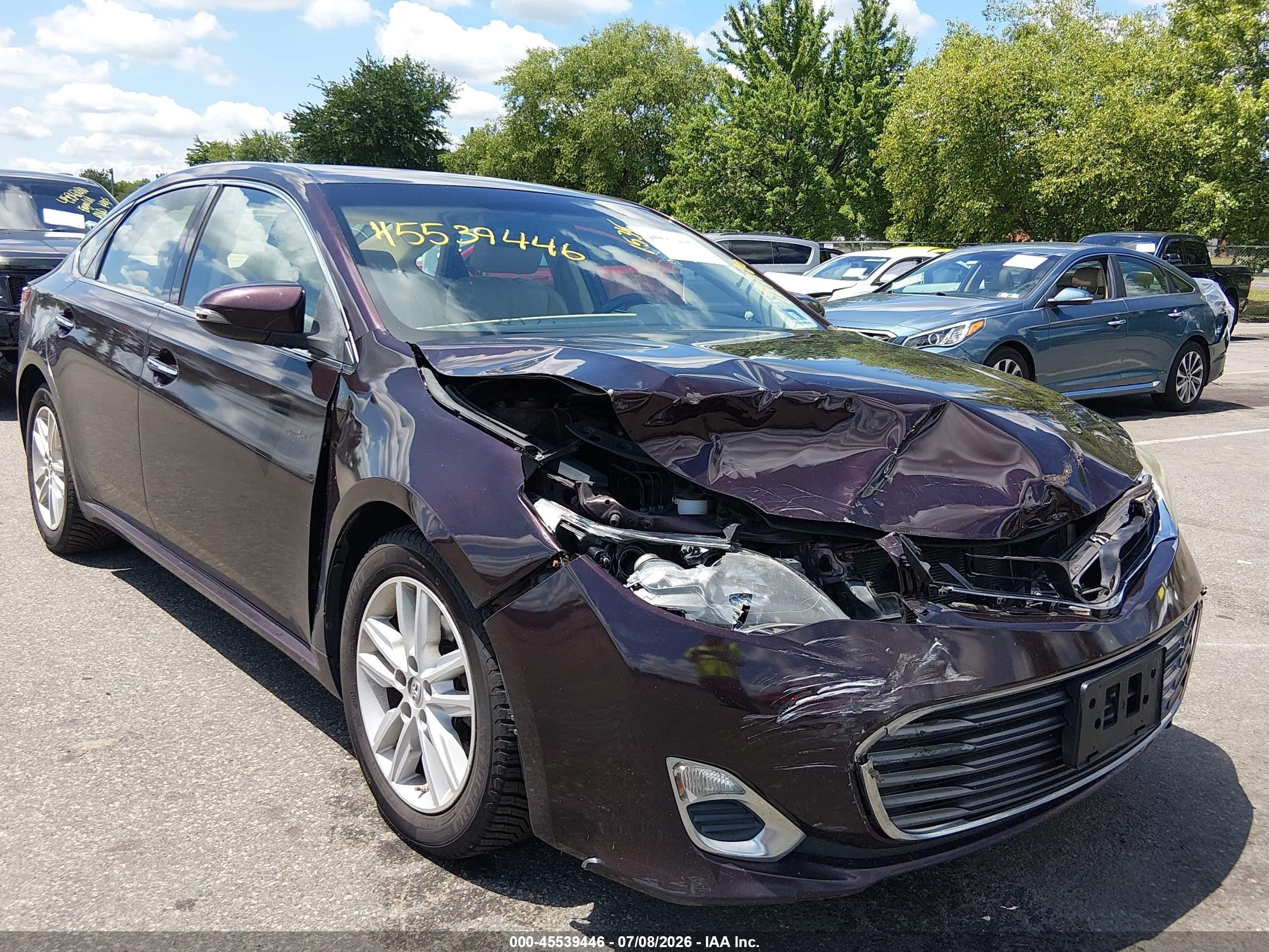 2013 Toyota Avalon Xle Premium Maroon vin: 4T1BK1EB9DU073221