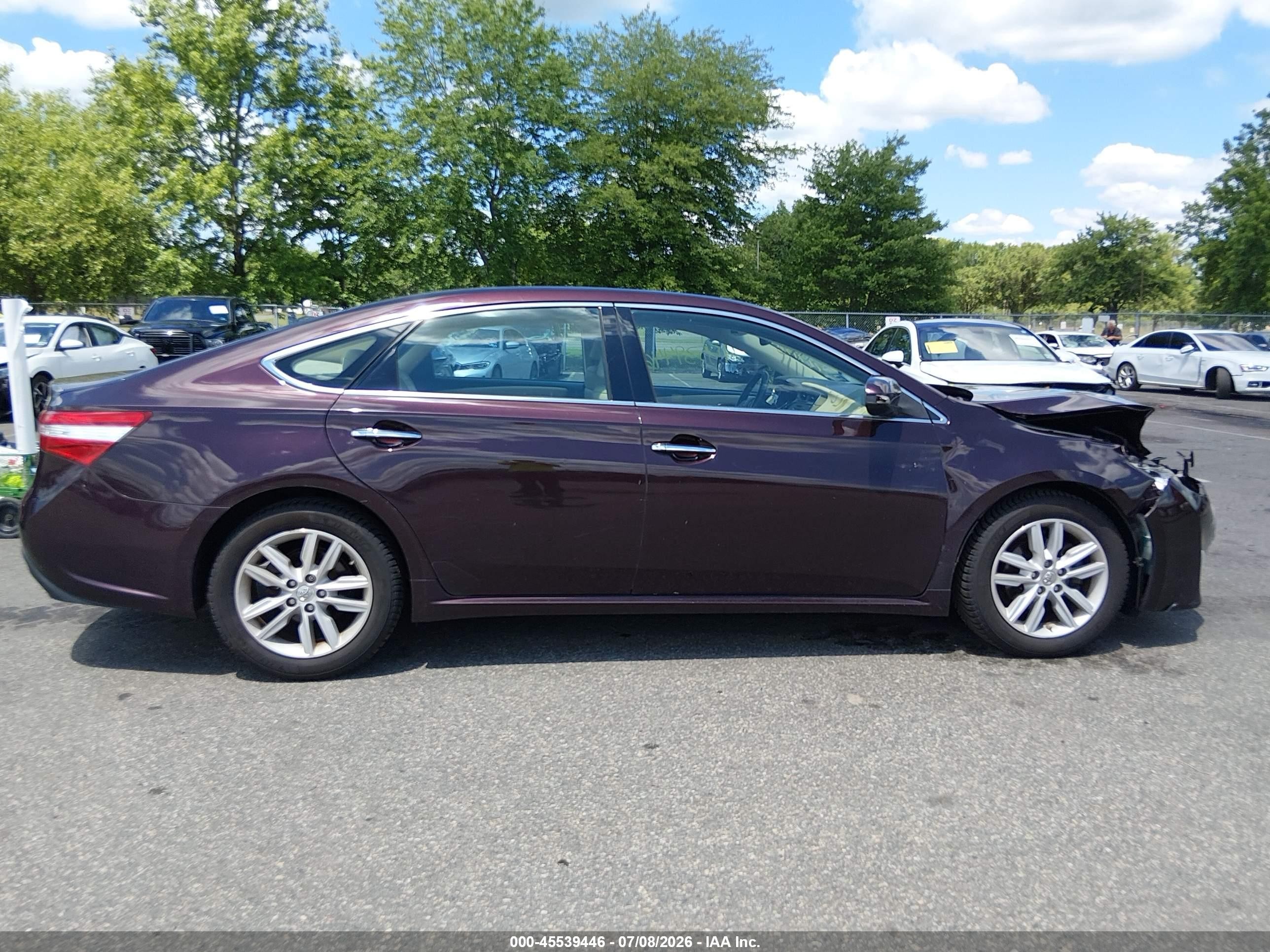 2013 Toyota Avalon Xle Premium Maroon vin: 4T1BK1EB9DU073221