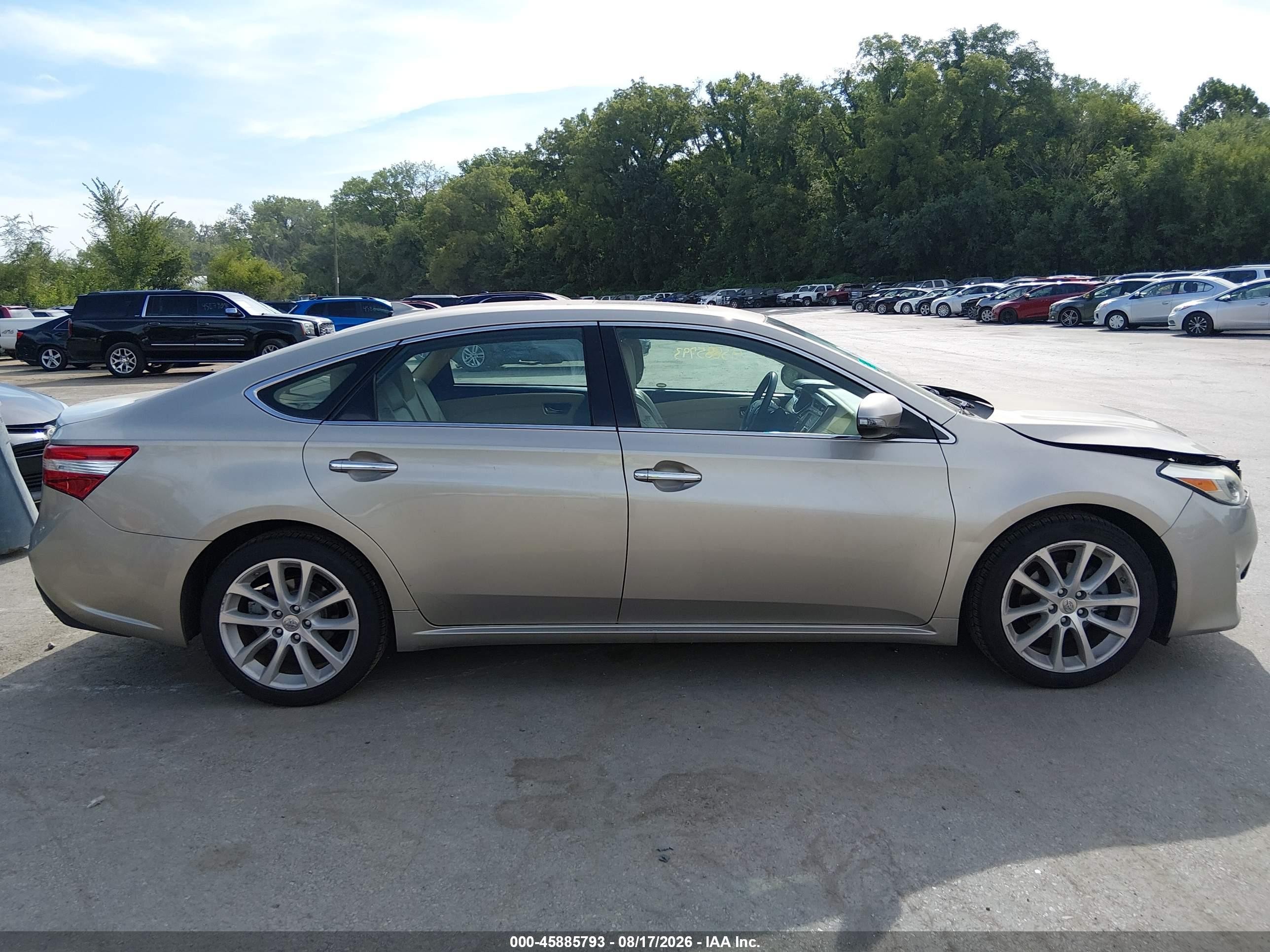 2013 Toyota Avalon Limited Beige vin: 4T1BK1EB9DU074188