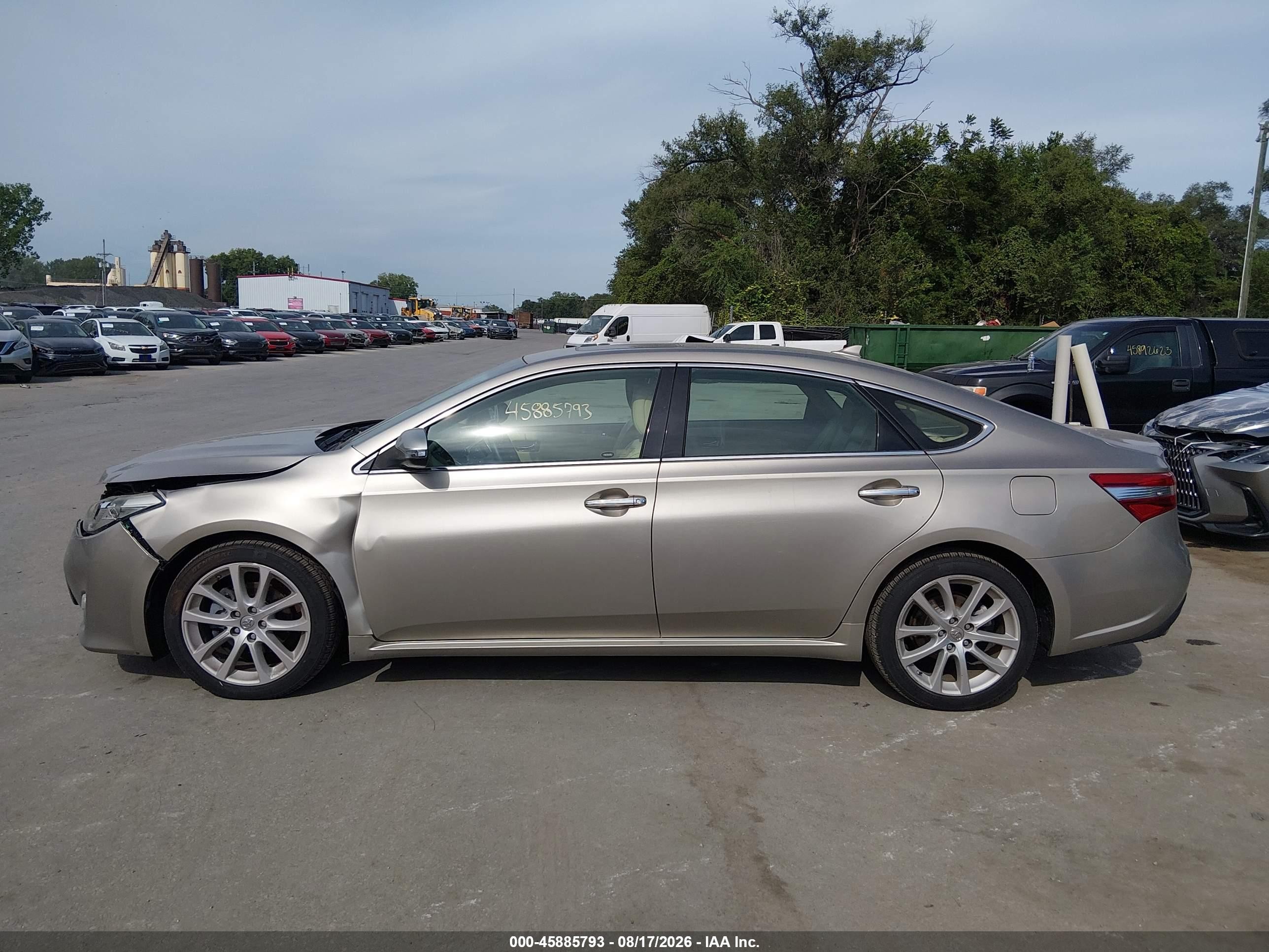 2013 Toyota Avalon Limited Beige vin: 4T1BK1EB9DU074188