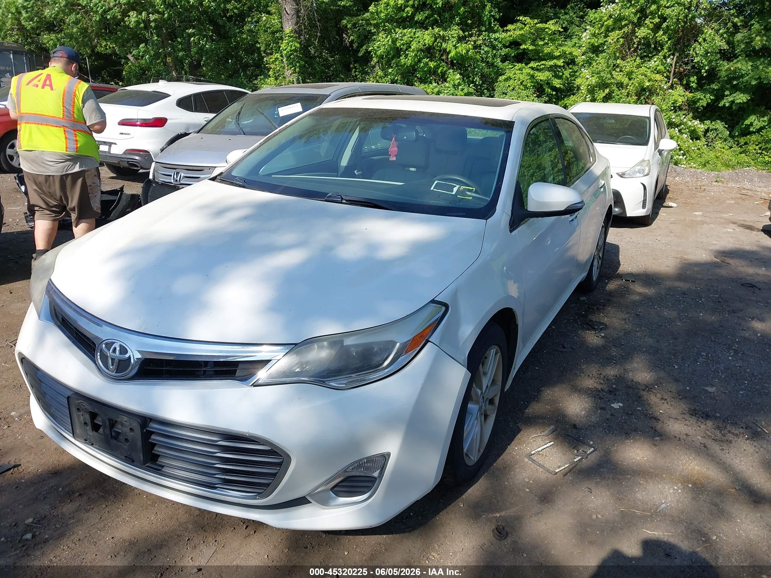 2014 Toyota Avalon Xle Premium White vin: 4T1BK1EB9EU089498