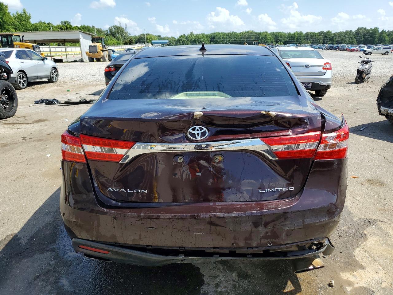 2014 Toyota Avalon Limited Burgundy vin: 4T1BK1EB9EU091249