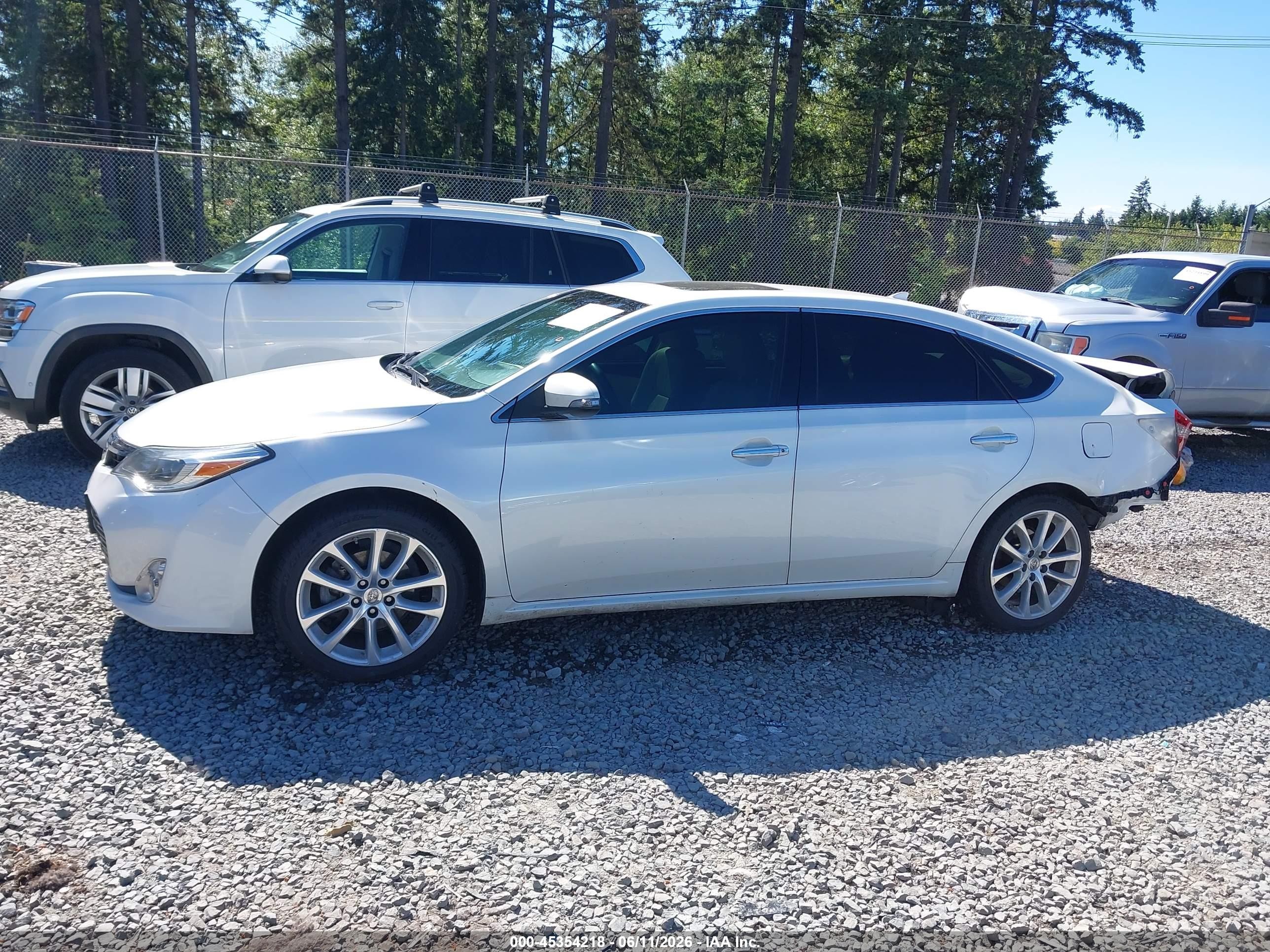 2014 Toyota Avalon Limited White vin: 4T1BK1EB9EU093423