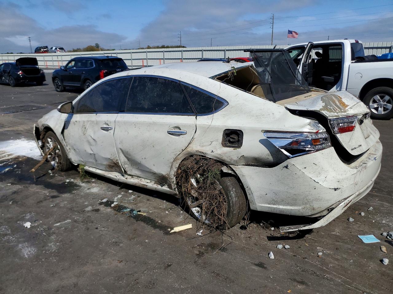 2014 Toyota Avalon Limited Белый vin: 4T1BK1EB9EU127957