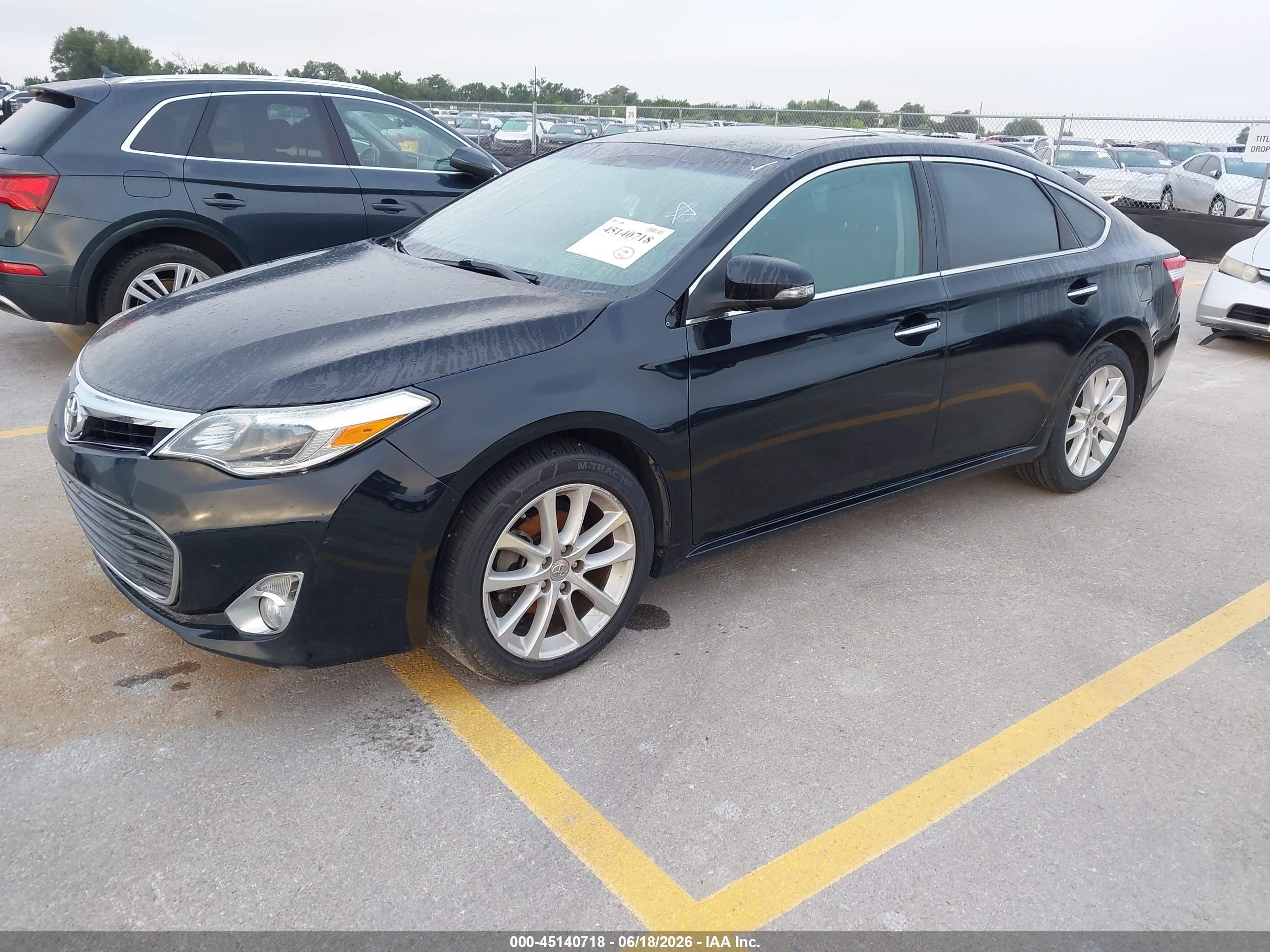 2014 Toyota Avalon Limited Black vin: 4T1BK1EB9EU131507