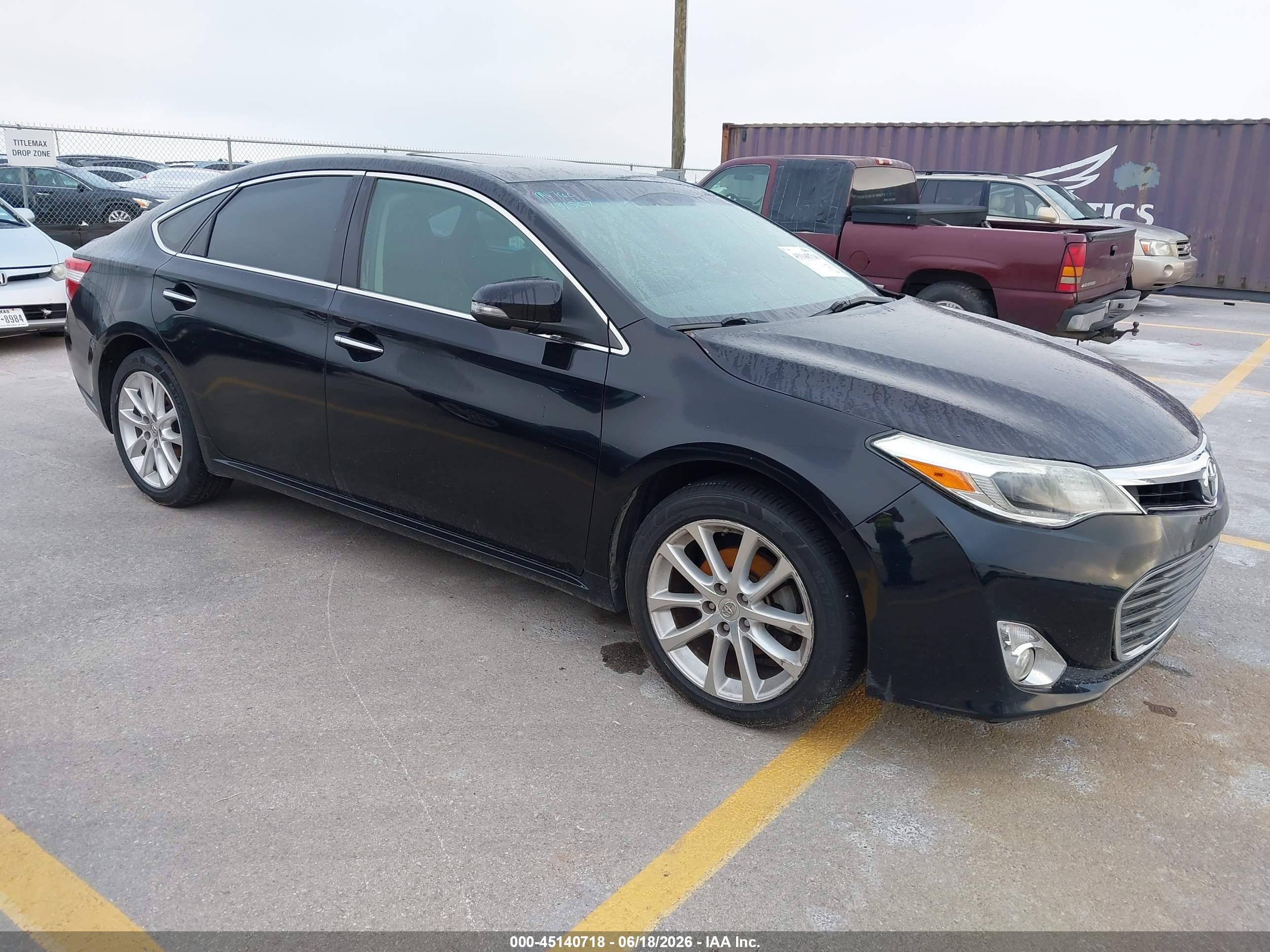 2014 Toyota Avalon Limited Black vin: 4T1BK1EB9EU131507