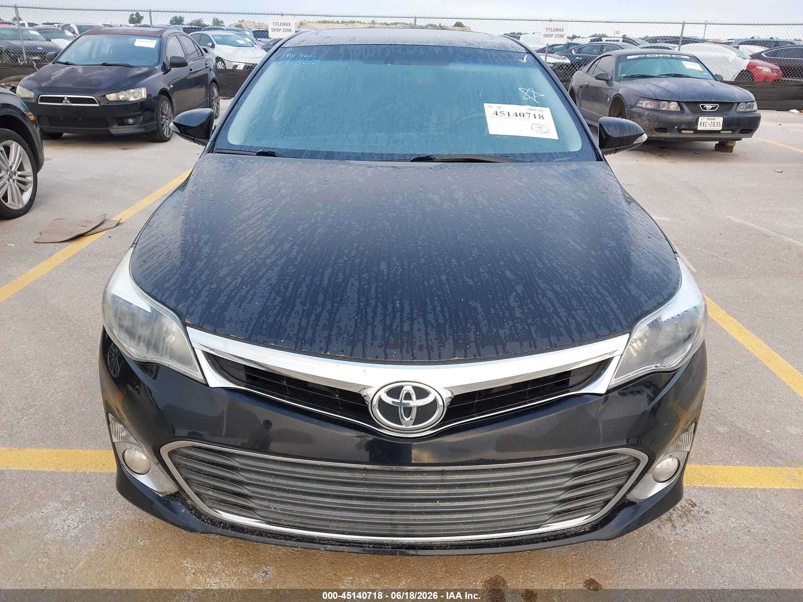 2014 Toyota Avalon Limited Black vin: 4T1BK1EB9EU131507