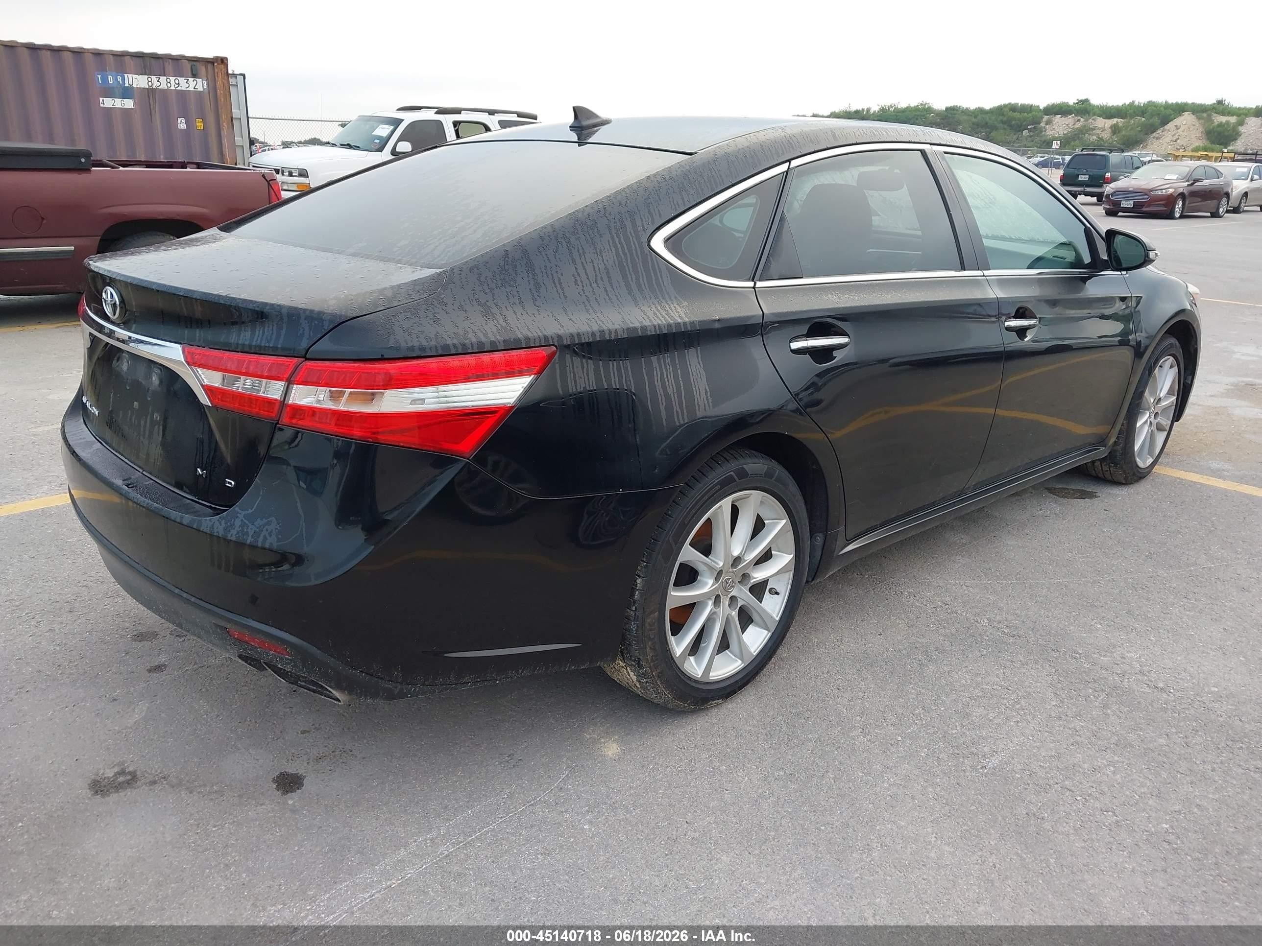 2014 Toyota Avalon Limited Black vin: 4T1BK1EB9EU131507