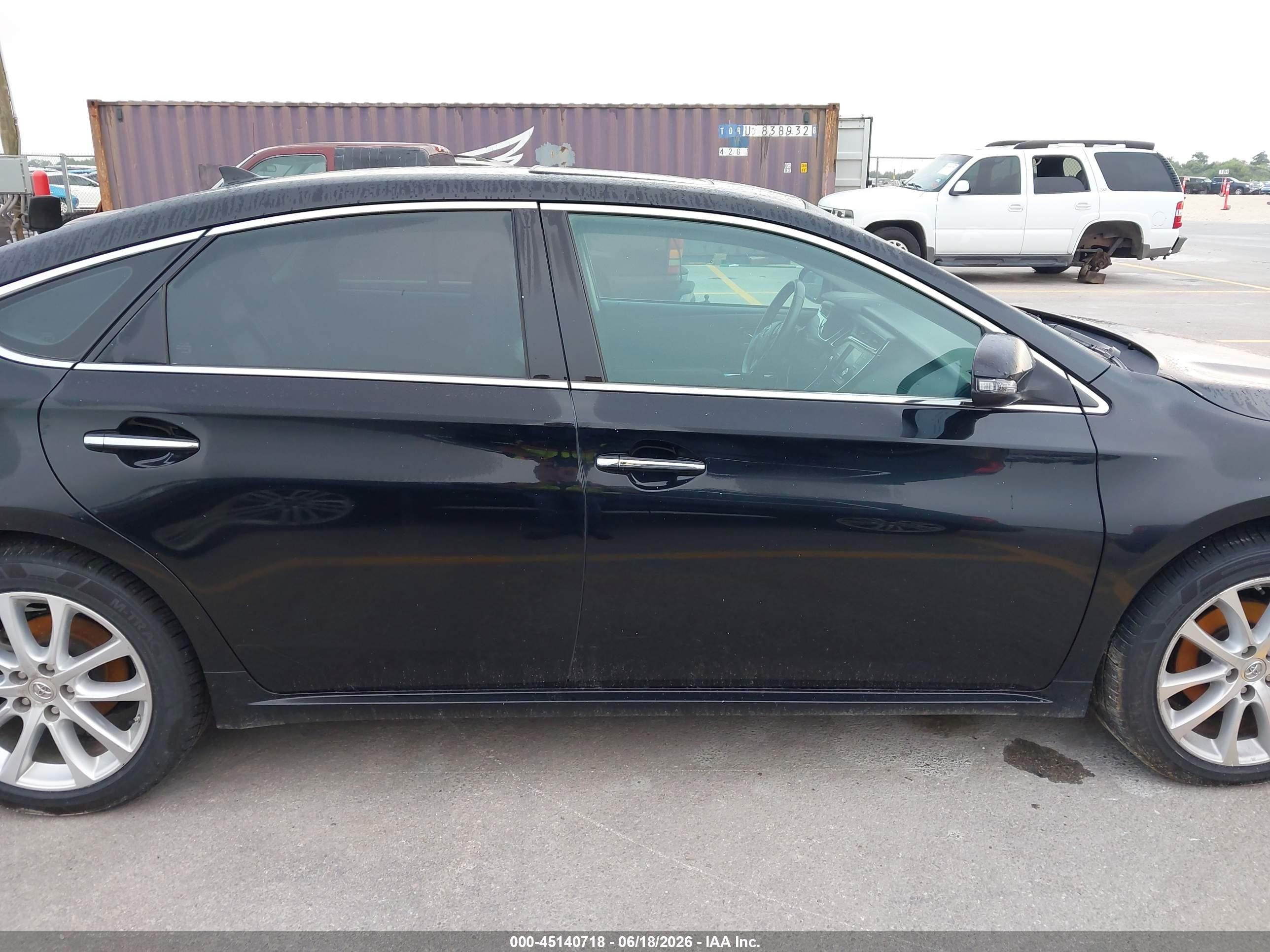 2014 Toyota Avalon Limited Black vin: 4T1BK1EB9EU131507