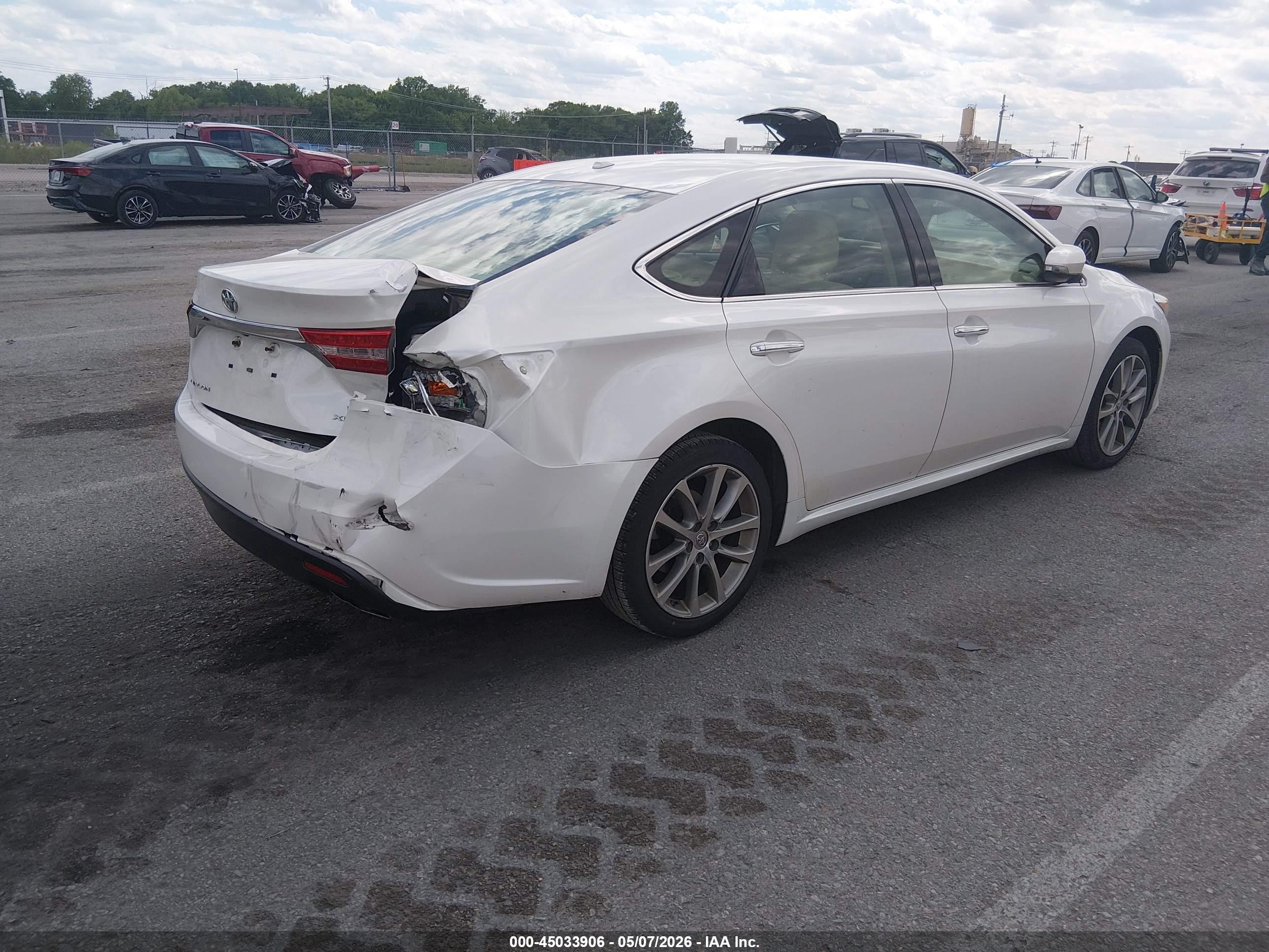 2015 Toyota Avalon Xle Touring Белый vin: 4T1BK1EB9FU151760