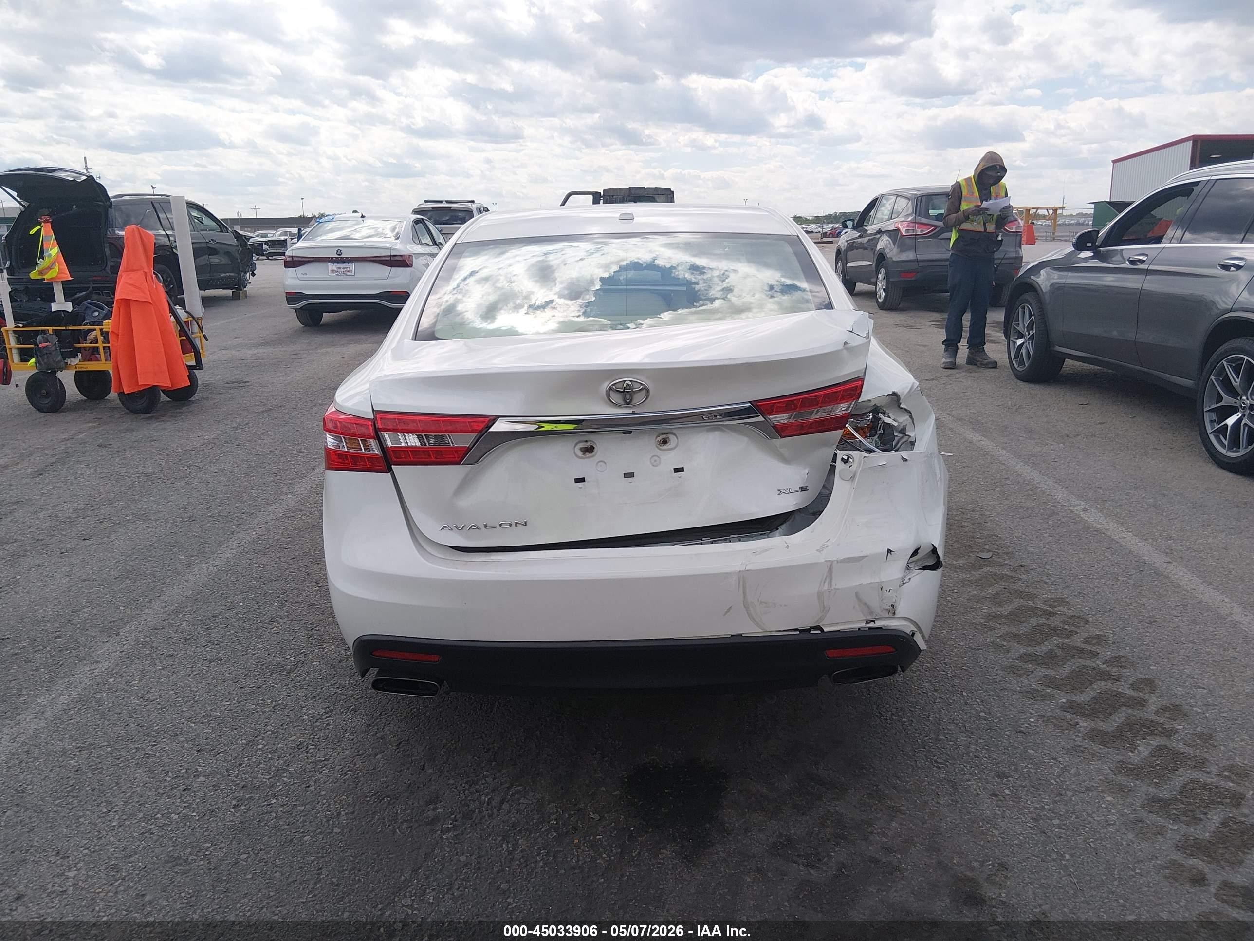 2015 Toyota Avalon Xle Touring Белый vin: 4T1BK1EB9FU151760