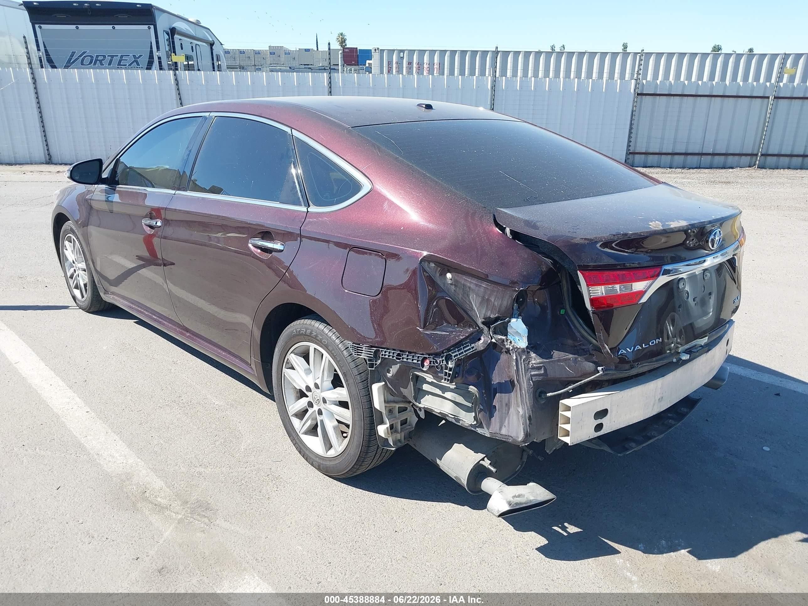 2015 Toyota Avalon Xle Burgundy vin: 4T1BK1EB9FU153170