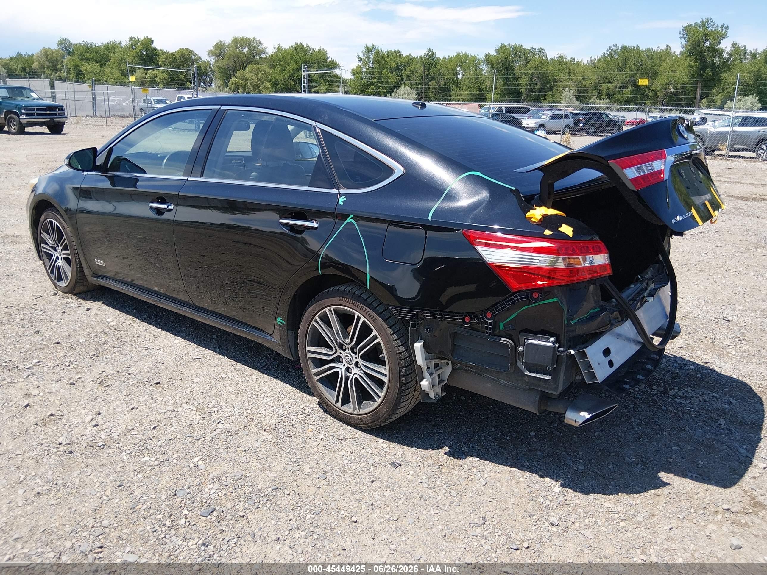 2015 Toyota Avalon Xle Touring Se Black vin: 4T1BK1EB9FU160832