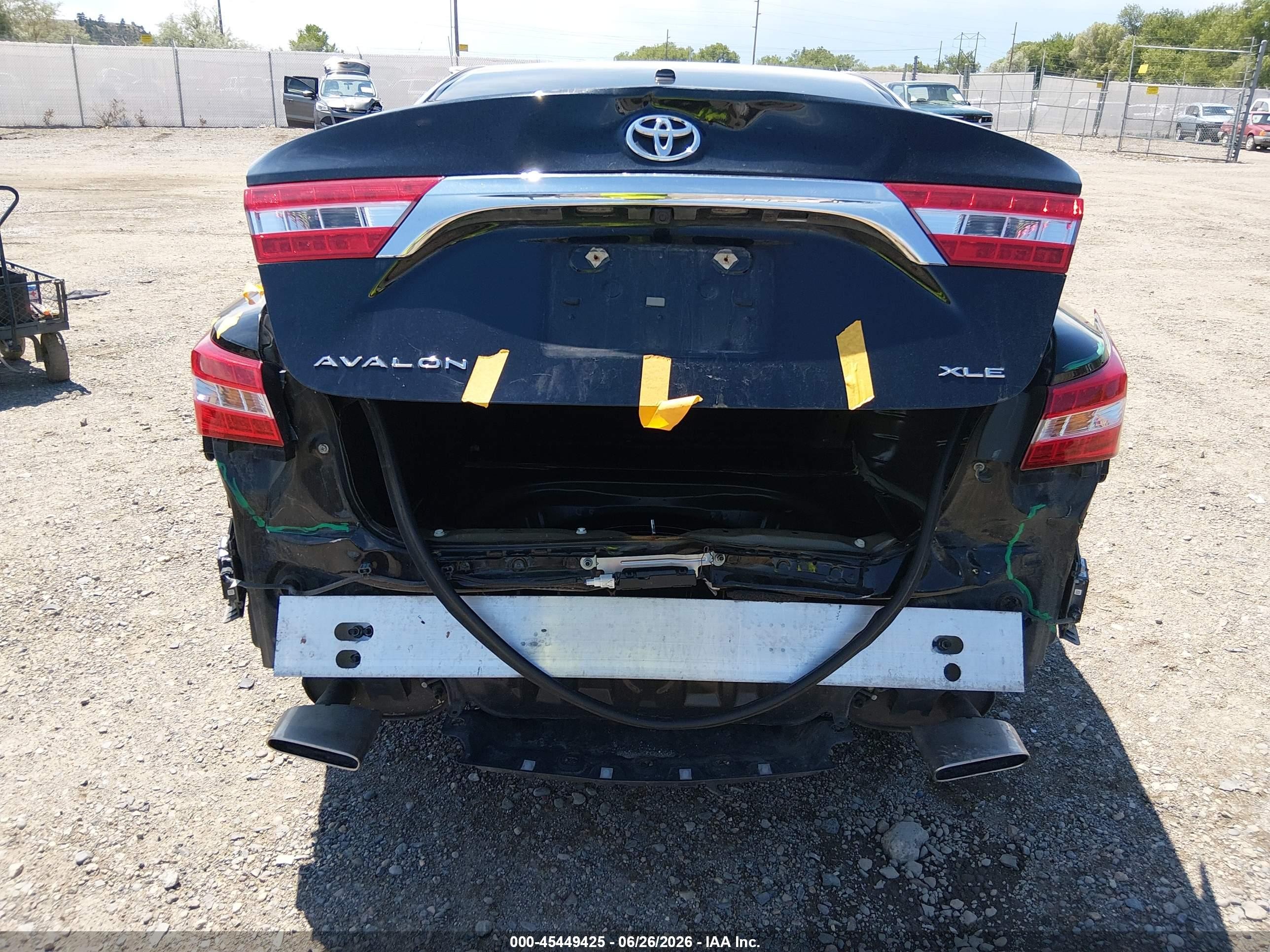 2015 Toyota Avalon Xle Touring Se Black vin: 4T1BK1EB9FU160832